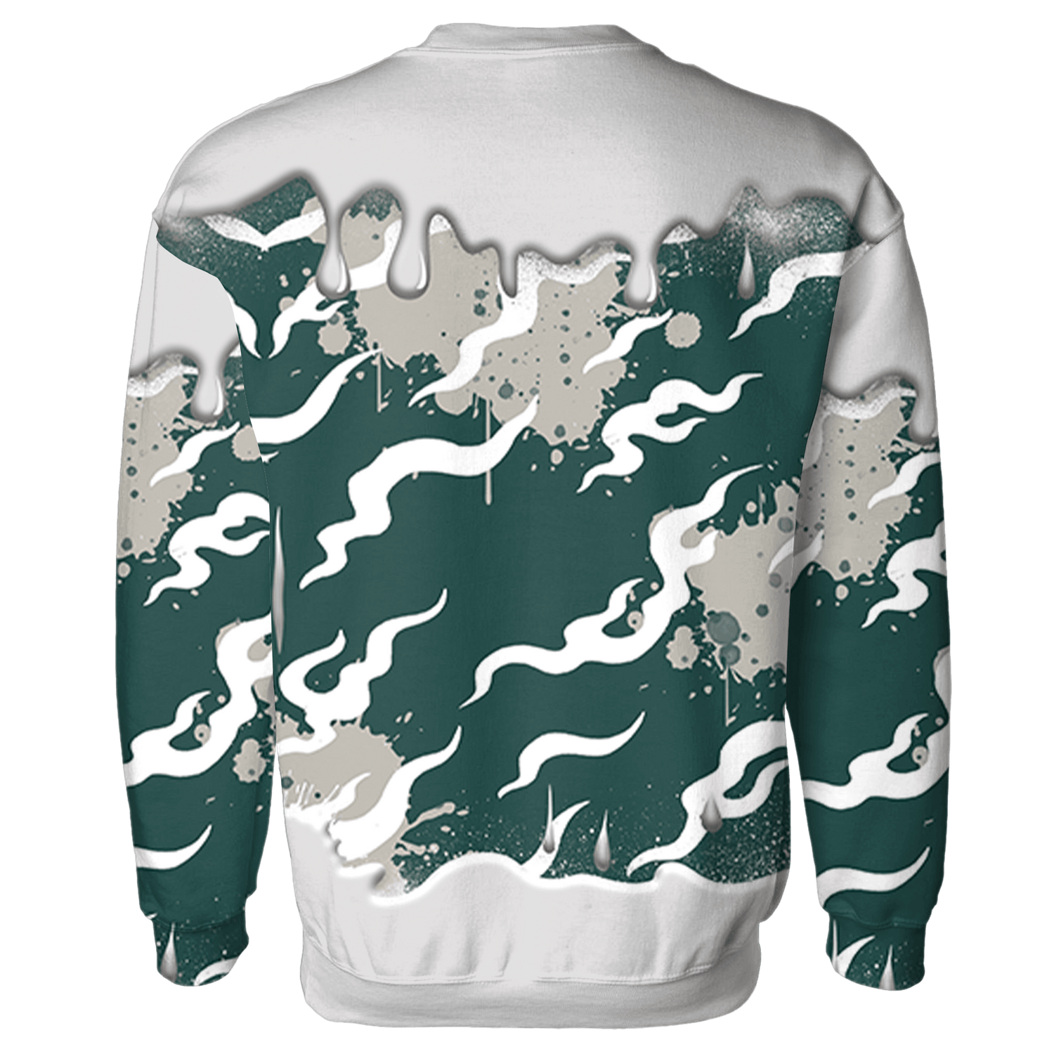Oxidized Green 4s Sweatshirt Match Rare Breed 3D All-Over Print Drippin - NastyJamz