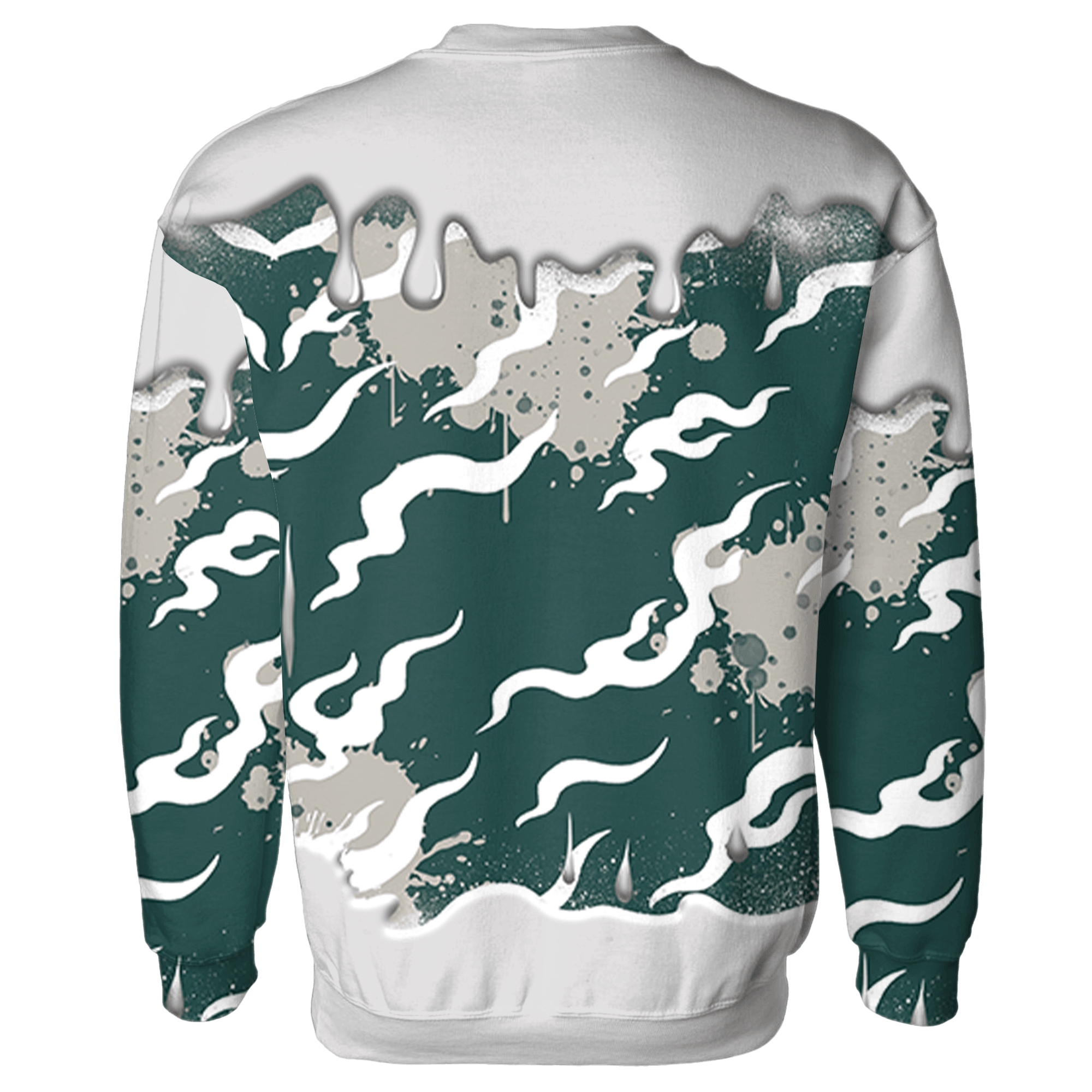 Oxidized Green 4s Sweatshirt Match Rare Breed 3D All-Over Print Drippin - NastyJamz