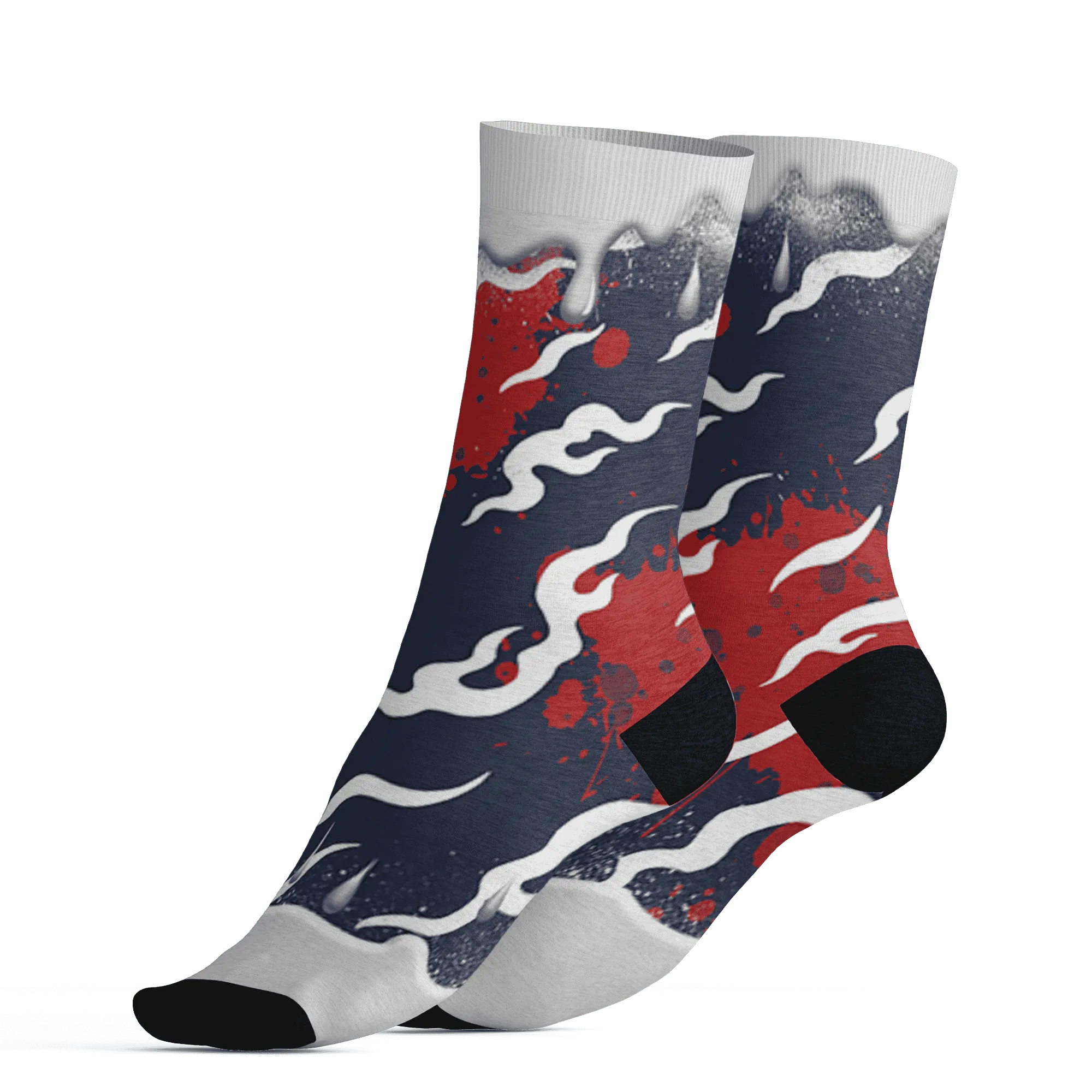 White-Navy-6s-Socks-Match-Rare-Breed-3D-Drippin