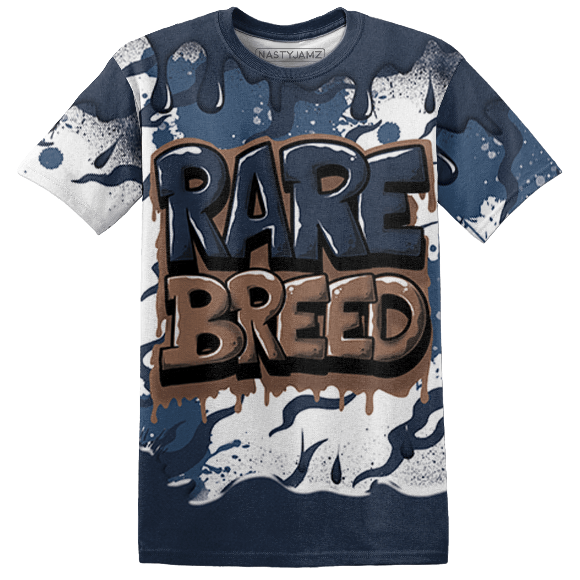 AM 1 86 Jackie RBS T Shirt Match Rare Breed 3D All-Over Print Drippin - NastyJamz