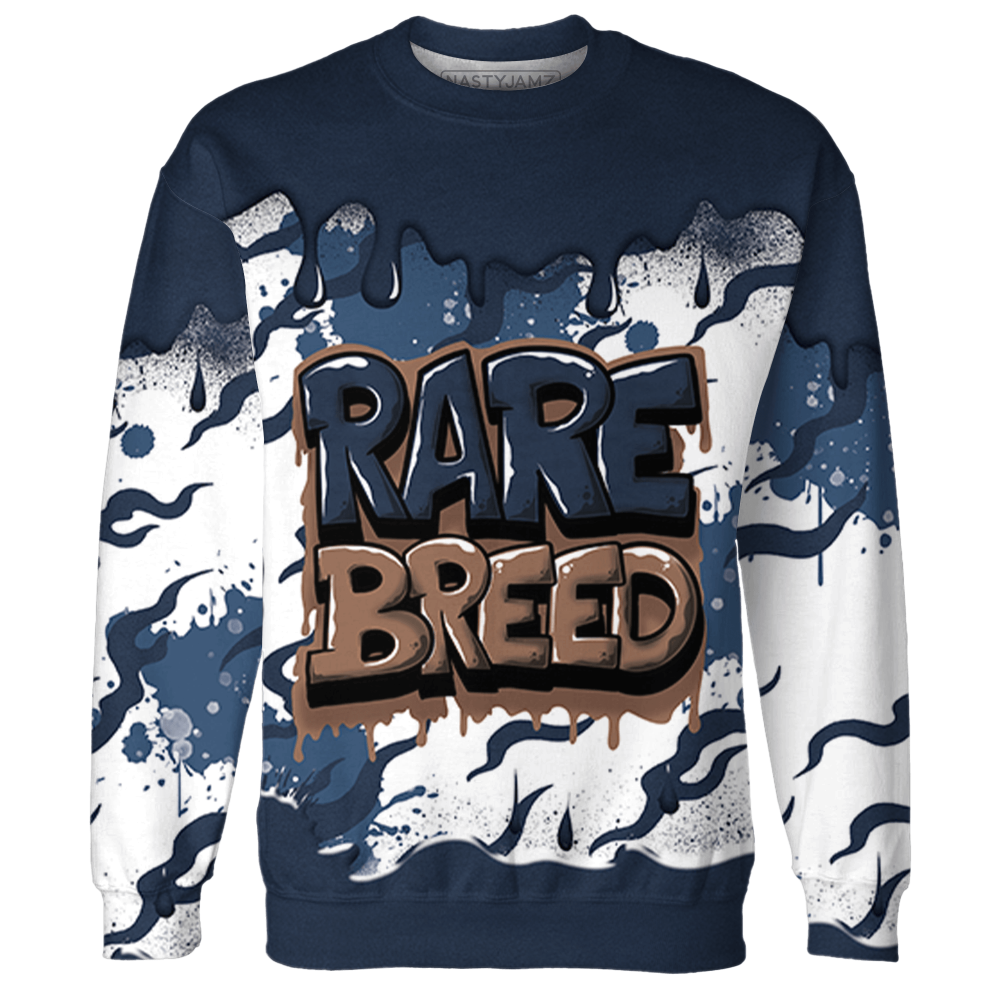 AM 1 86 Jackie RBS Sweatshirt Match Rare Breed 3D All-Over Print Drippin - NastyJamz