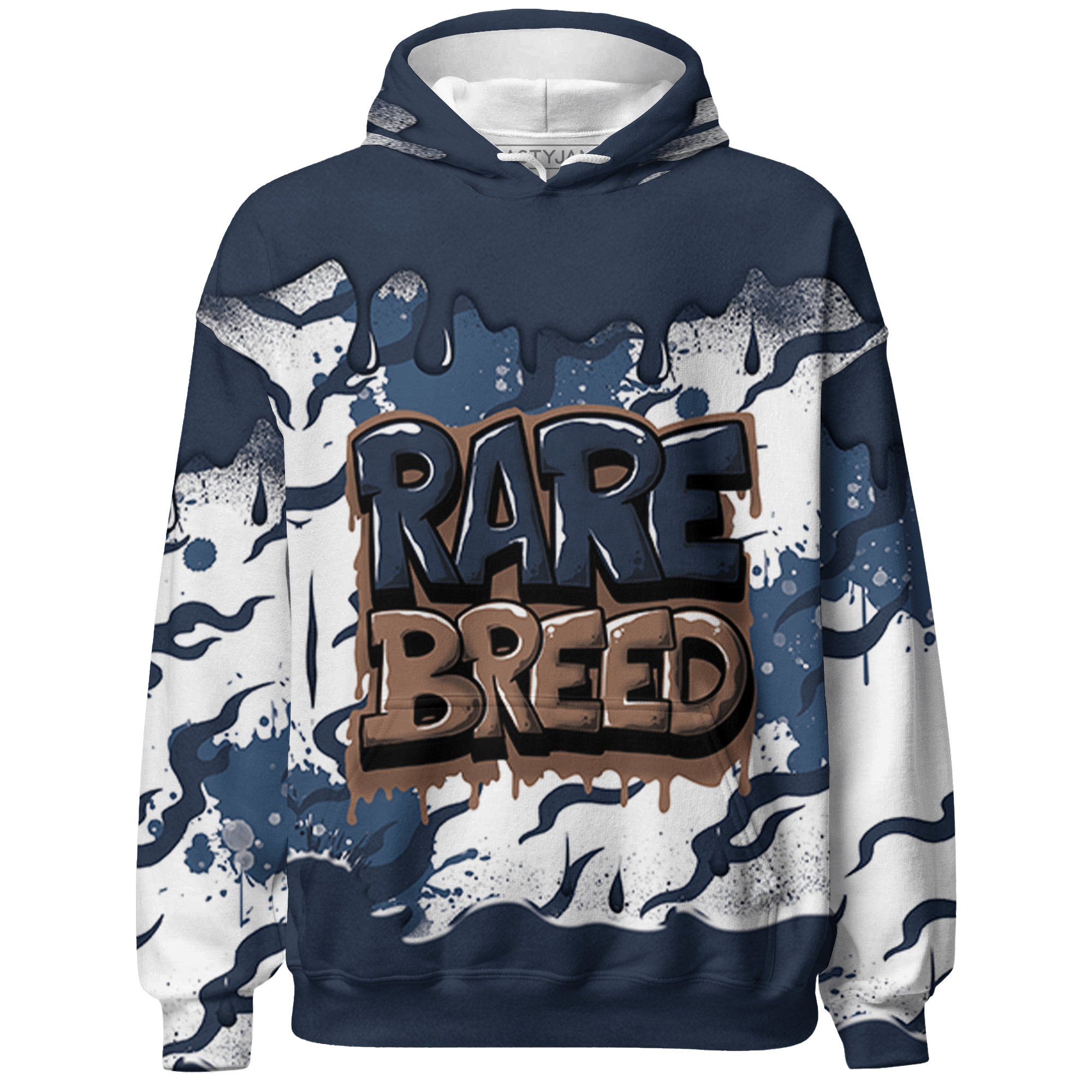 AM 1 86 Jackie RBS Hoodie Match Rare Breed 3D All-Over Print Drippin - NastyJamz