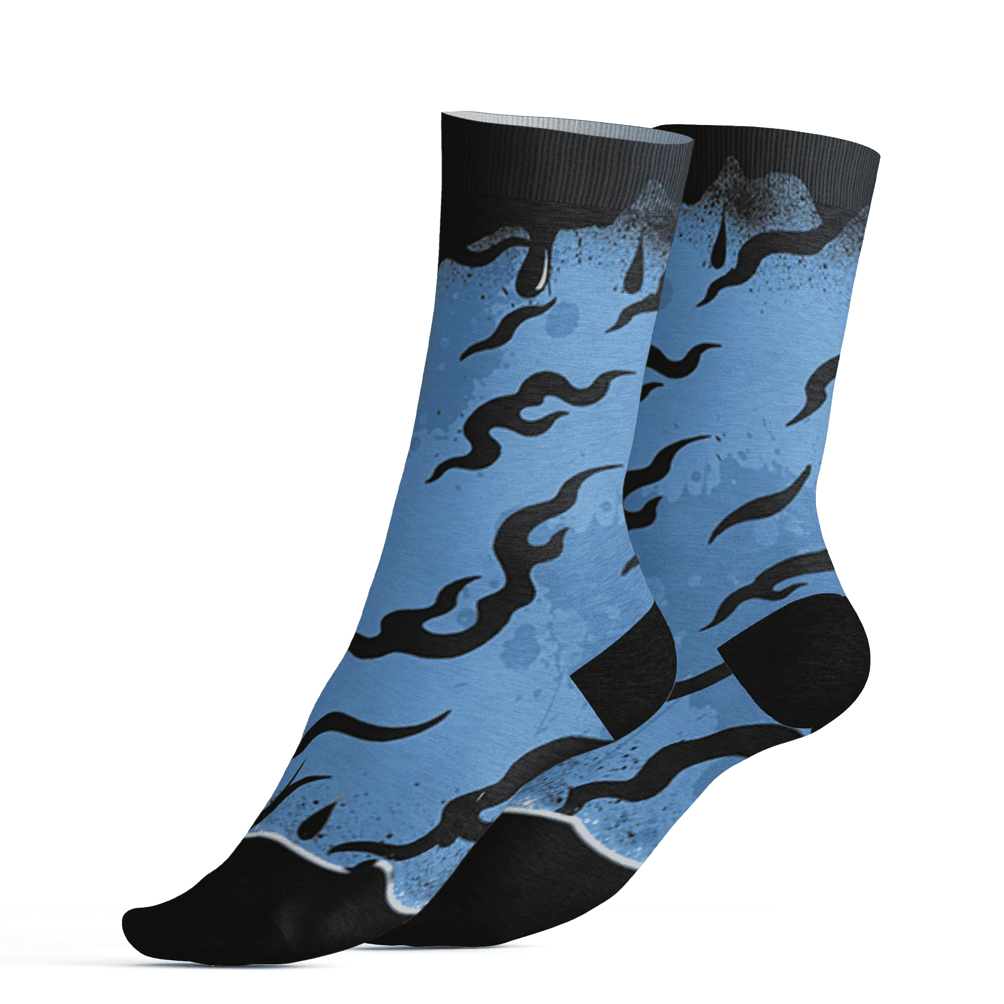 AM-Plus-Black-Univercitii-Blue-Socks-Match-Rare-Breed-3D-Drippin