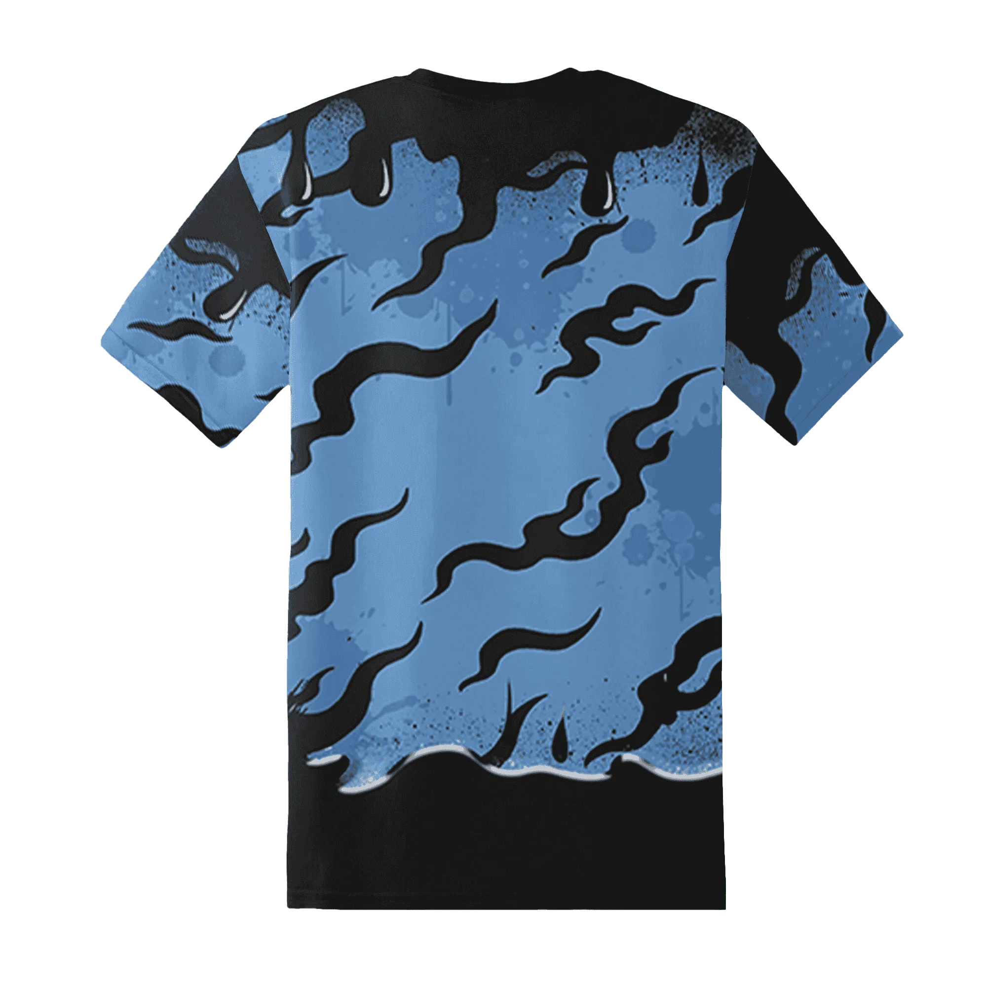 AM-Plus-Black-Univercitii-Blue-T-Shirt-Match-Rare-Breed-3D-Drippin