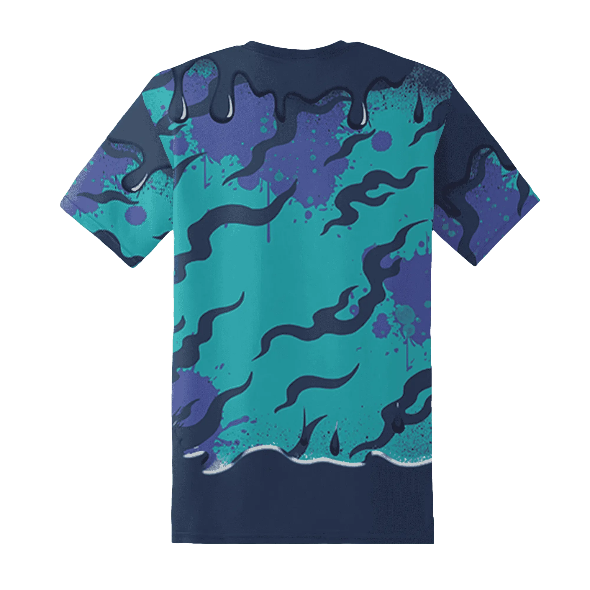 AM-Plus-Drift-Midnight-Navy-Total-Orange-Dusty-Cactus-T-Shirt-Match-Rare-Breed-3D-Drippin