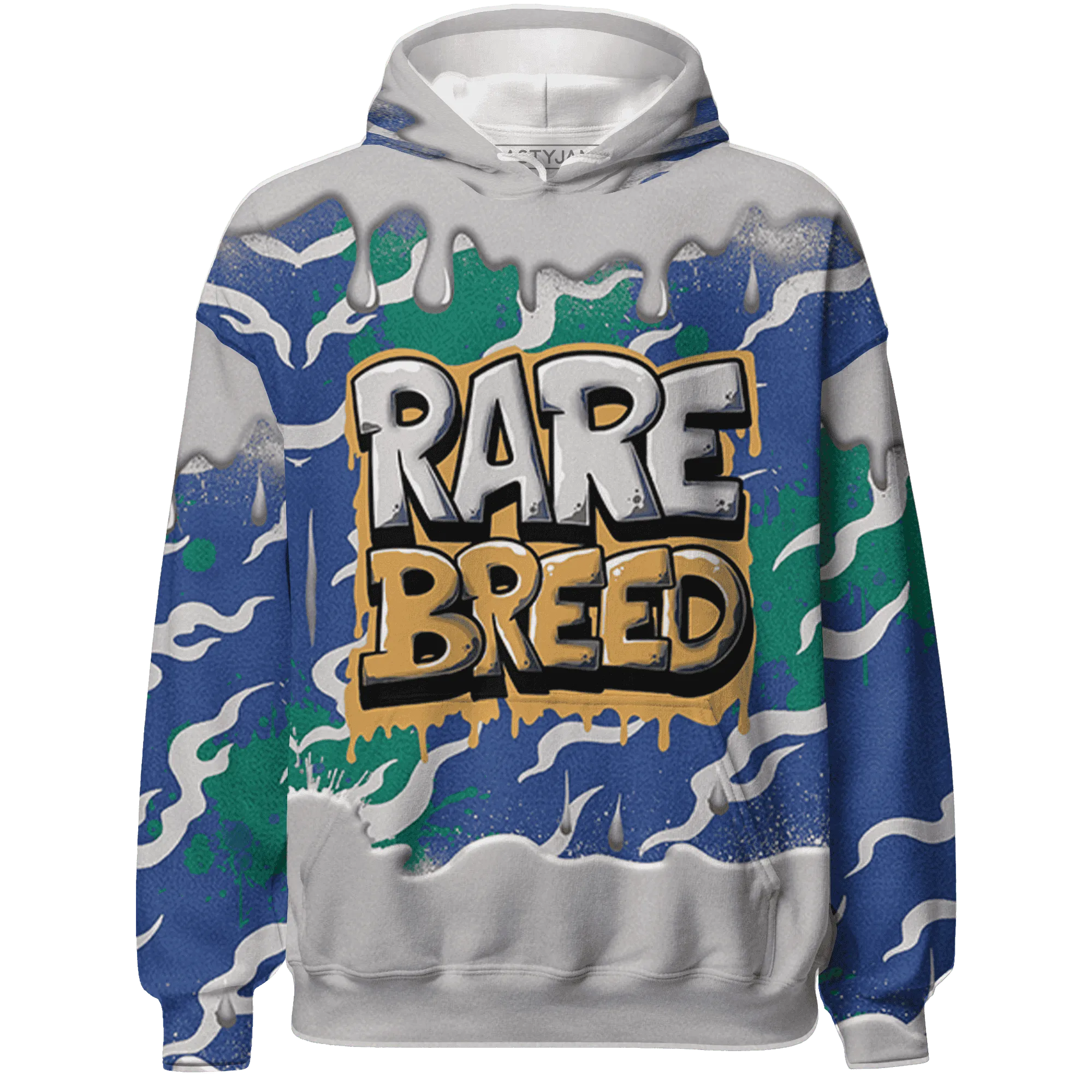 Dunk-Hyper-Royal-Malachite-NastyJamz-Hoodie-Match-Rare-Breed-3D-Drippin