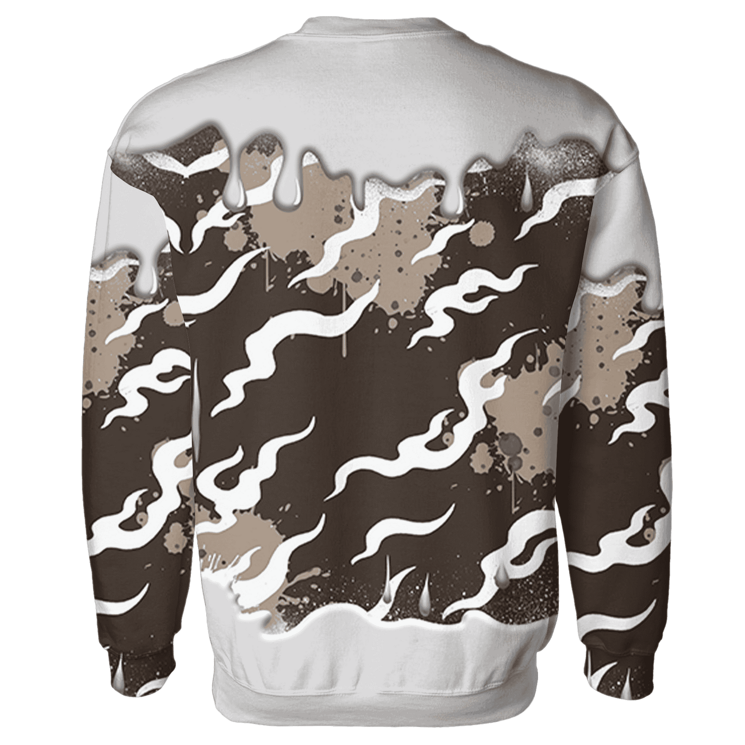 Dunk Low Baroque Brown Sweatshirt Match Rare Breed 3D All-Over Print Drippin - NastyJamz
