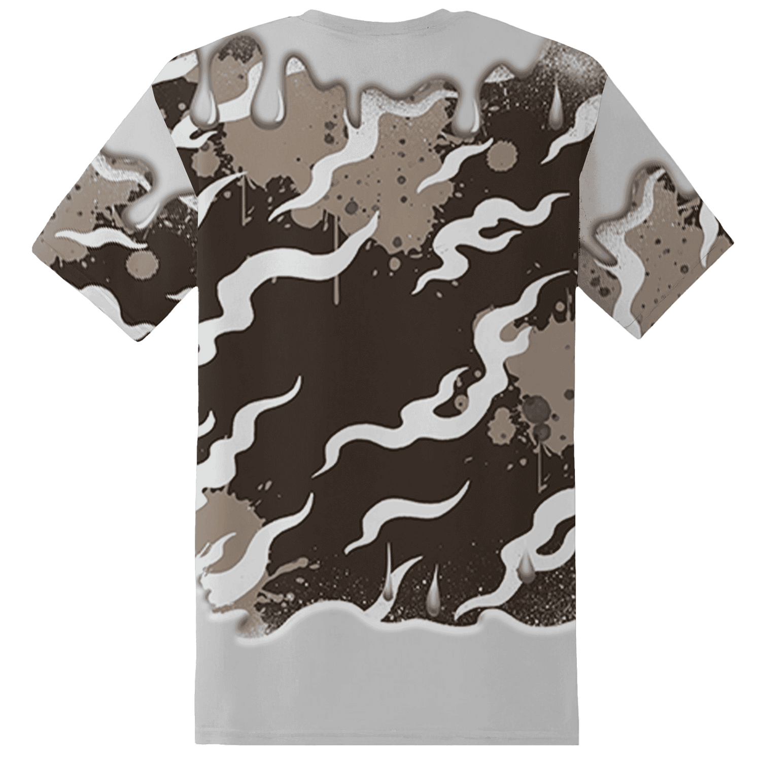 Dunk Low Baroque Brown T Shirt Match Rare Breed 3D All-Over Print Drippin - NastyJamz