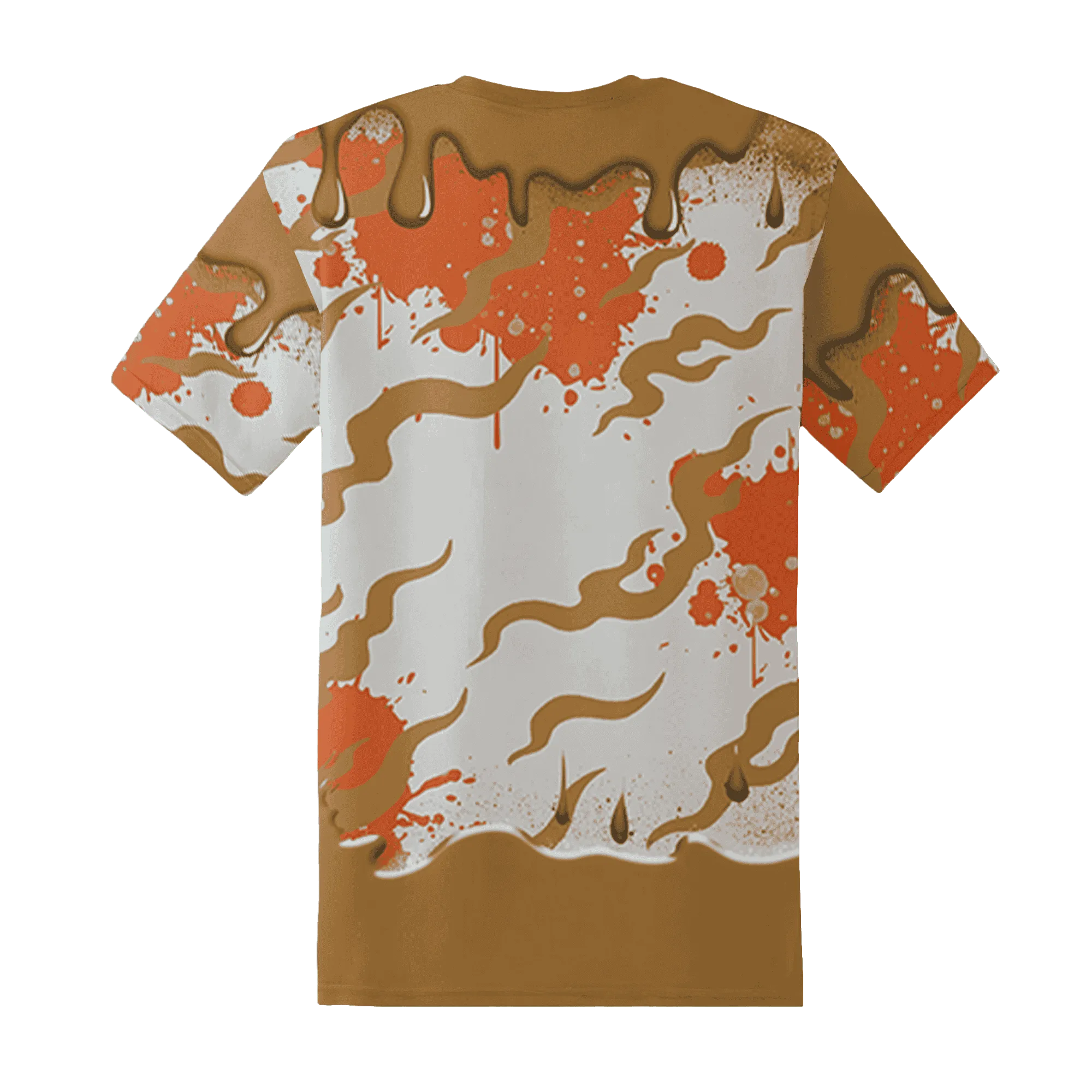 Dunk-Low-Retro-Wheat-Orange-NastyJamz-T-Shirt-Match-Rare-Breed-3D-Drippin