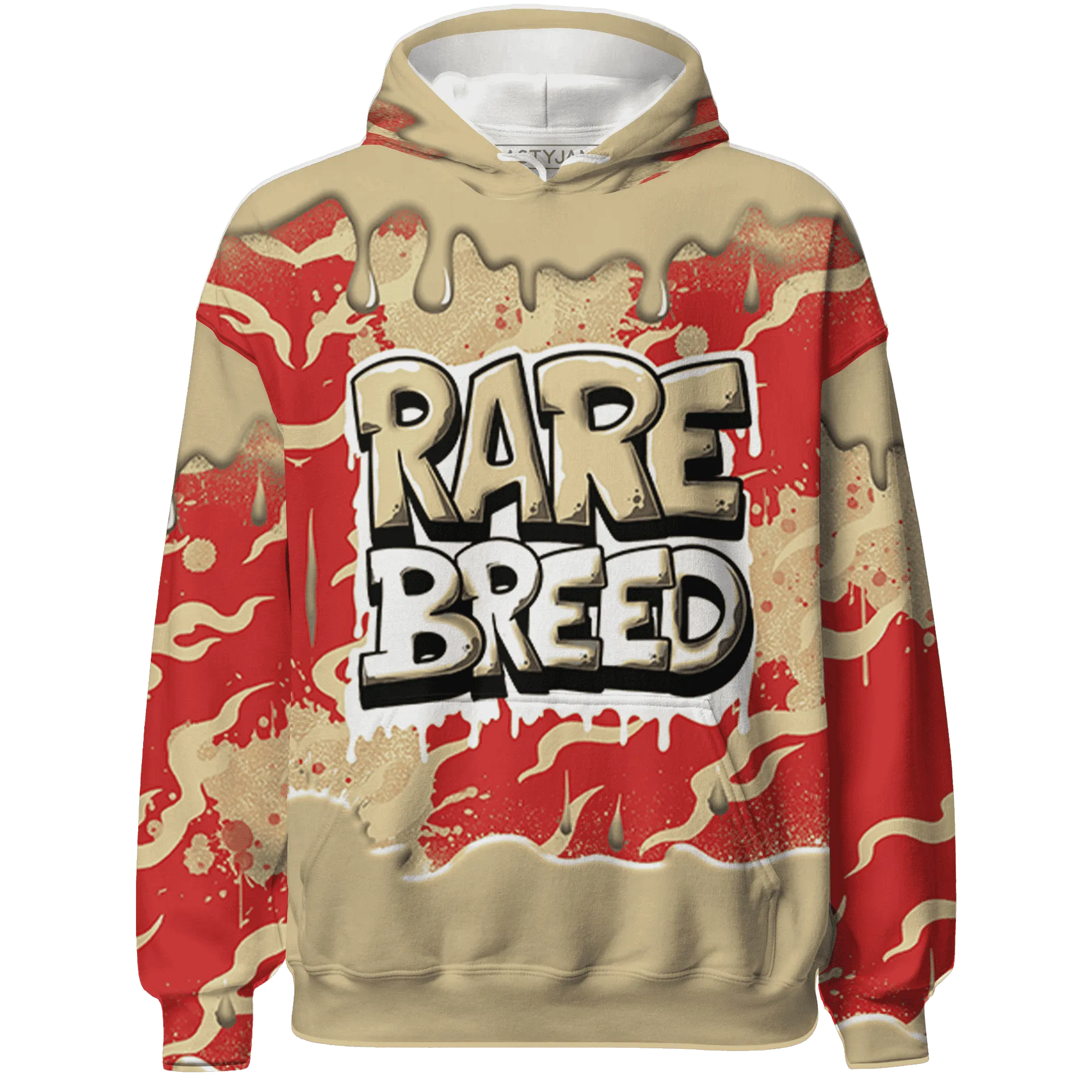 Dunk-Strawberry-Waffle-NastyJamz-Hoodie-Match-Rare-Breed-3D-Drippin