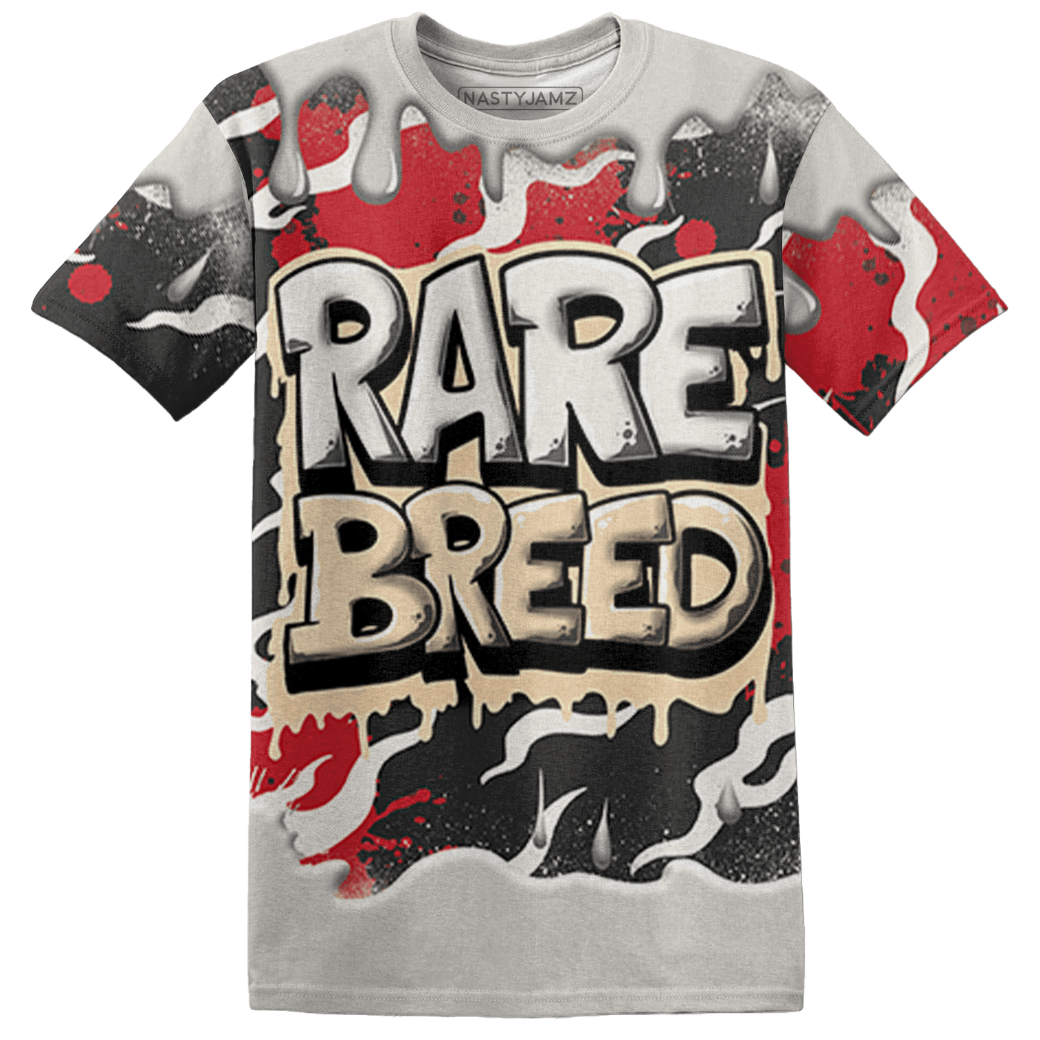 Jumman Jack University Red T Shirt Match Rare Breed 3D All-Over Print Drippin - NastyJamz