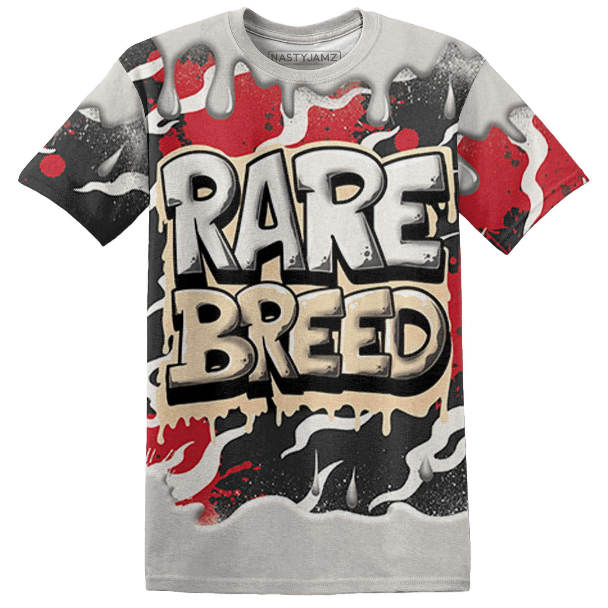 Jumman Jack University Red T Shirt Match Rare Breed 3D All-Over Print Drippin - NastyJamz