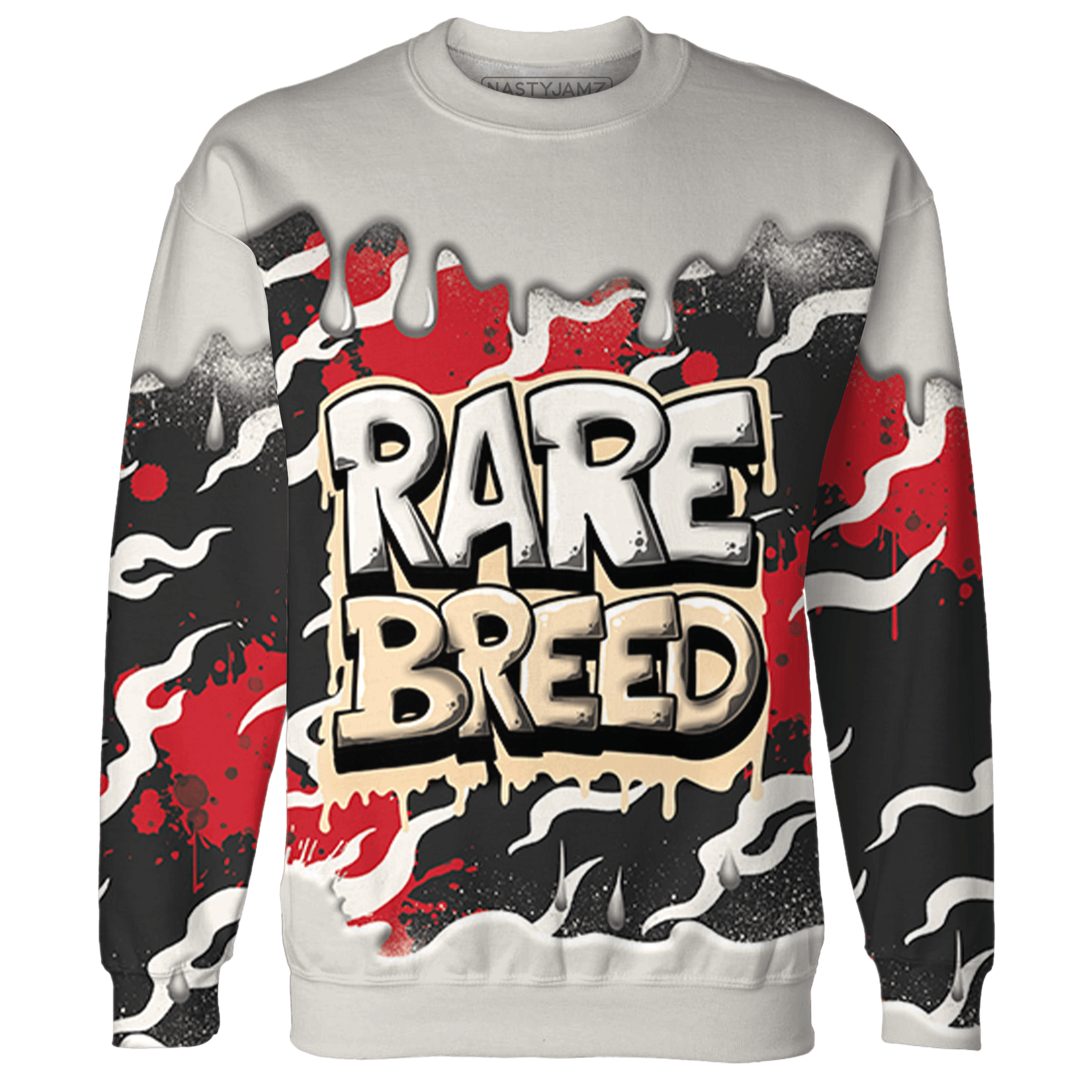 Jumman Jack University Red Sweatshirt Match Rare Breed 3D All-Over Print Drippin - NastyJamz