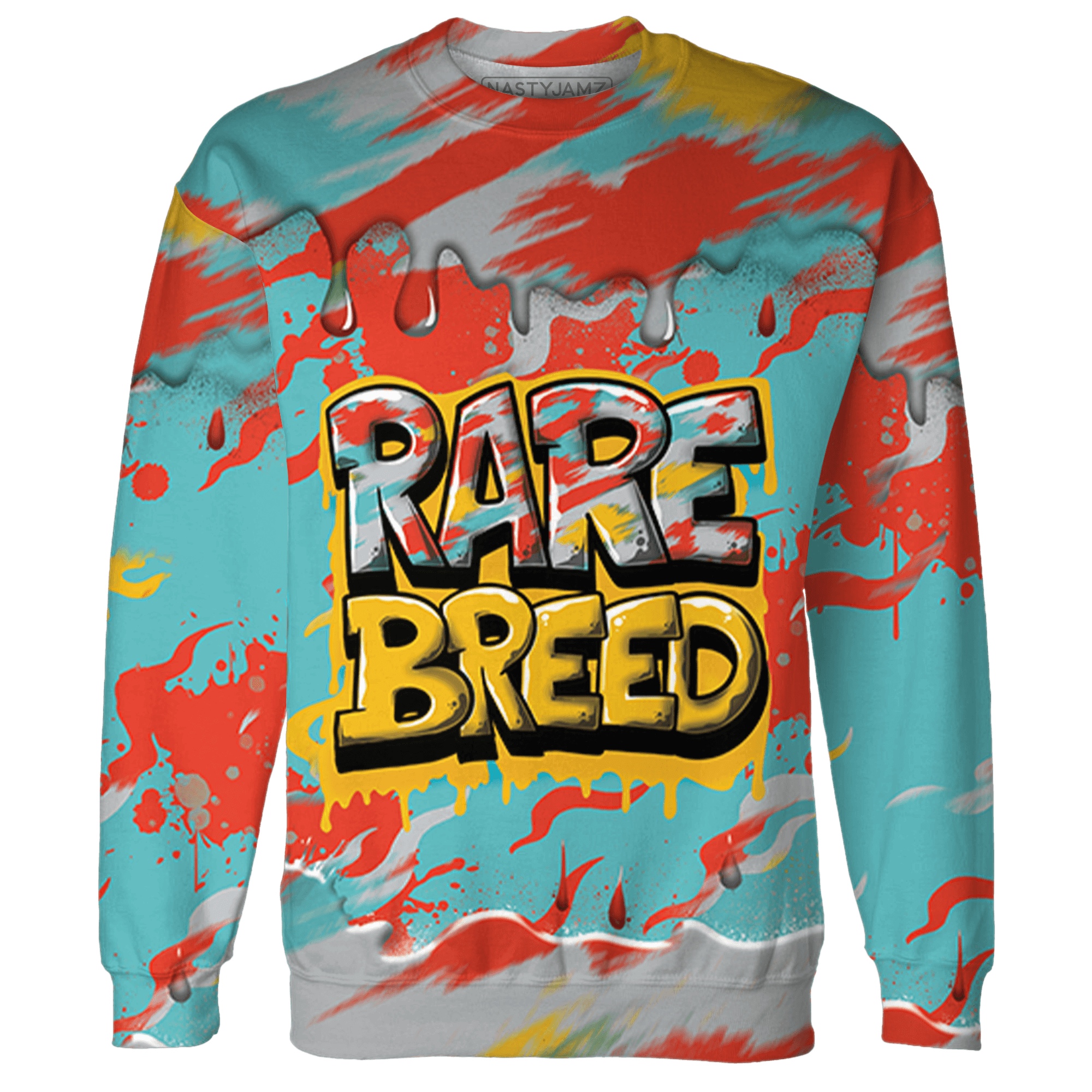 KB 8 Protro Venice Beach Sweatshirt Match Rare Breed 3D All-Over Print Drippin - NastyJamz