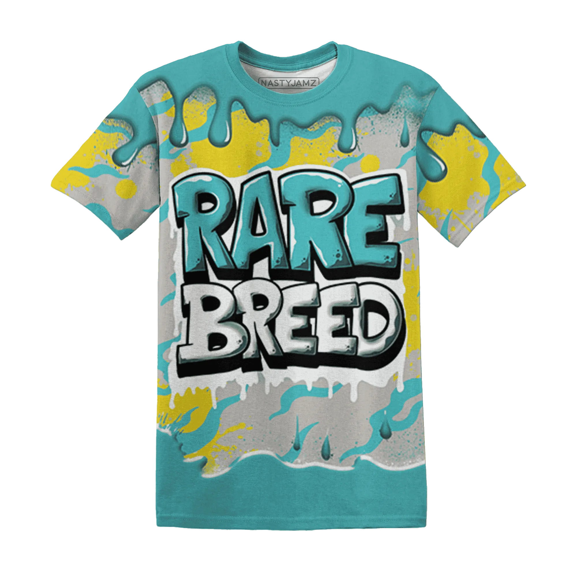 NBL-Cyan-Burst-9060-T-Shirt-Match-Rare-Breed-3D-Drippin