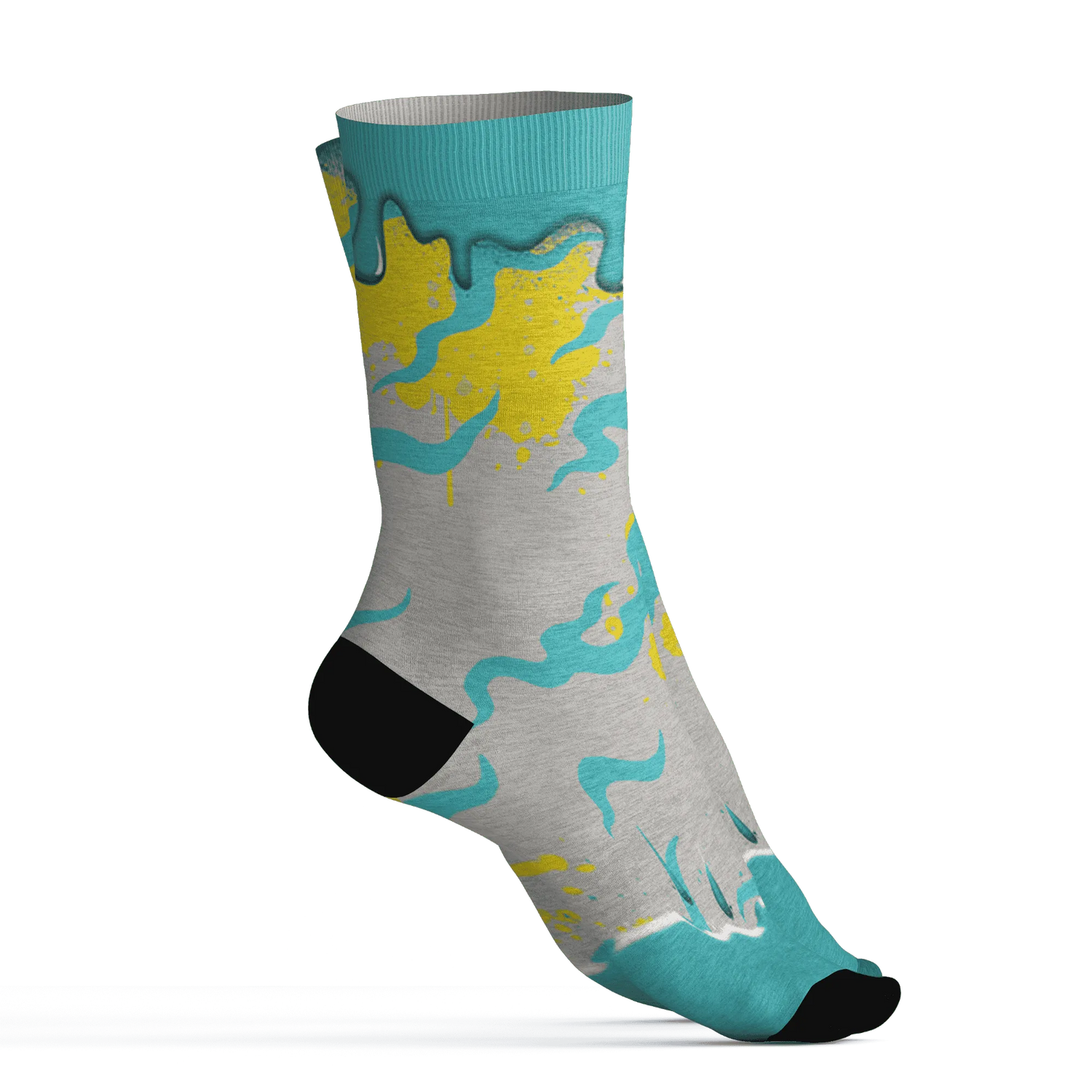 NBL-Cyan-Burst-9060-Socks-Match-Rare-Breed-3D-Drippin