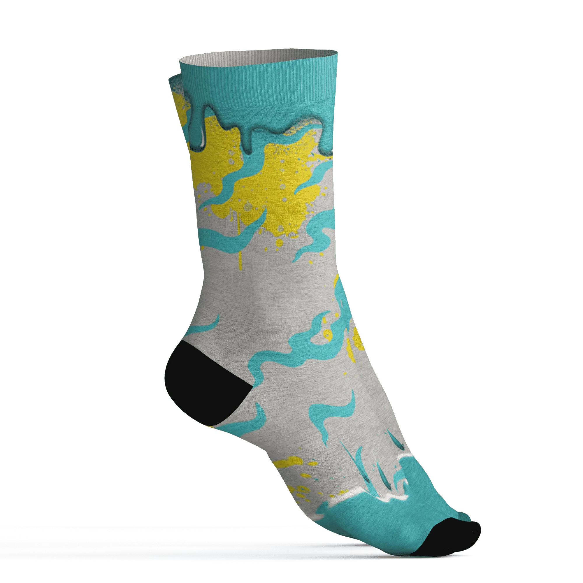 NBL-Cyan-Burst-9060-Socks-Match-Rare-Breed-3D-Drippin