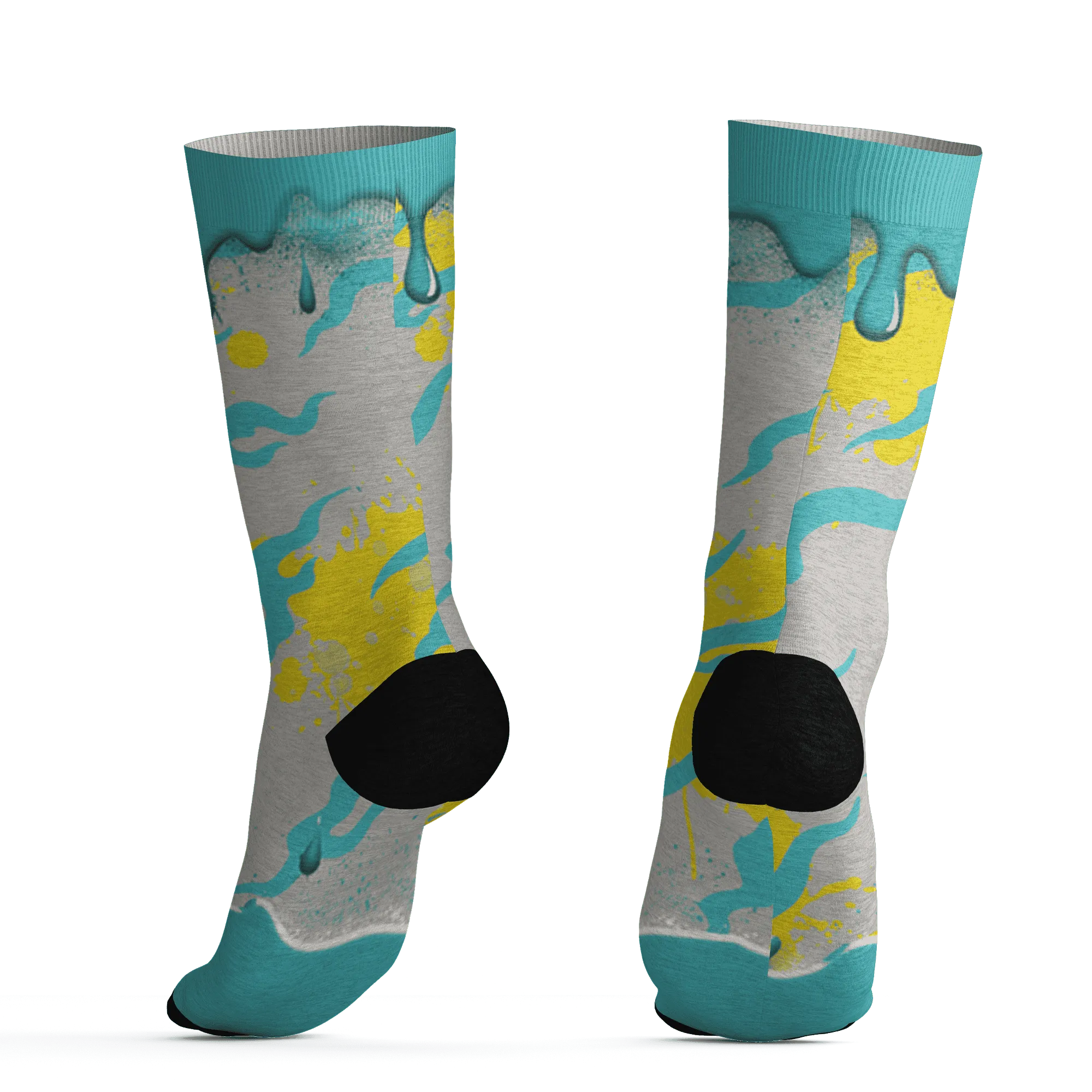 NBL-Cyan-Burst-9060-Socks-Match-Rare-Breed-3D-Drippin