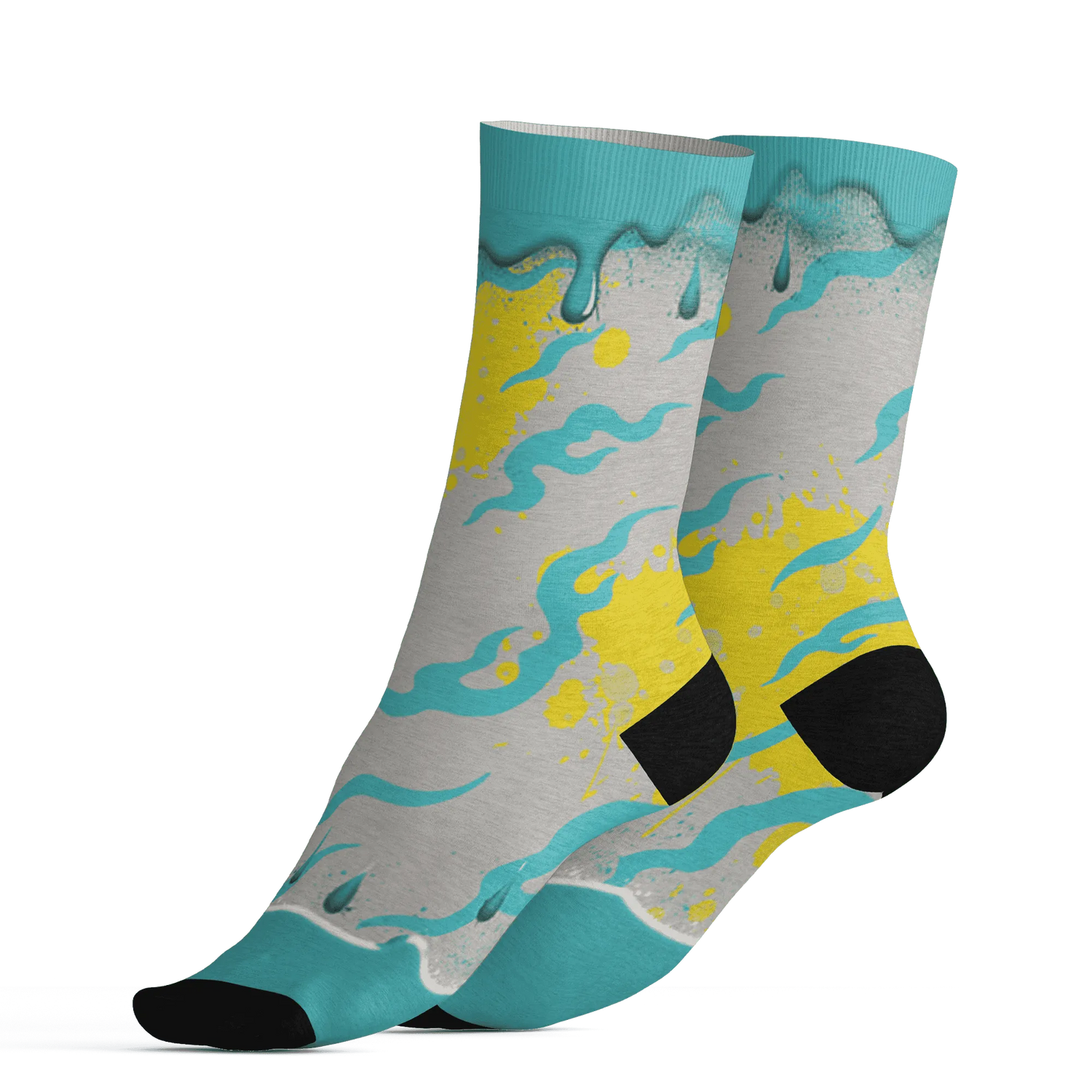 NBL-Cyan-Burst-9060-Socks-Match-Rare-Breed-3D-Drippin