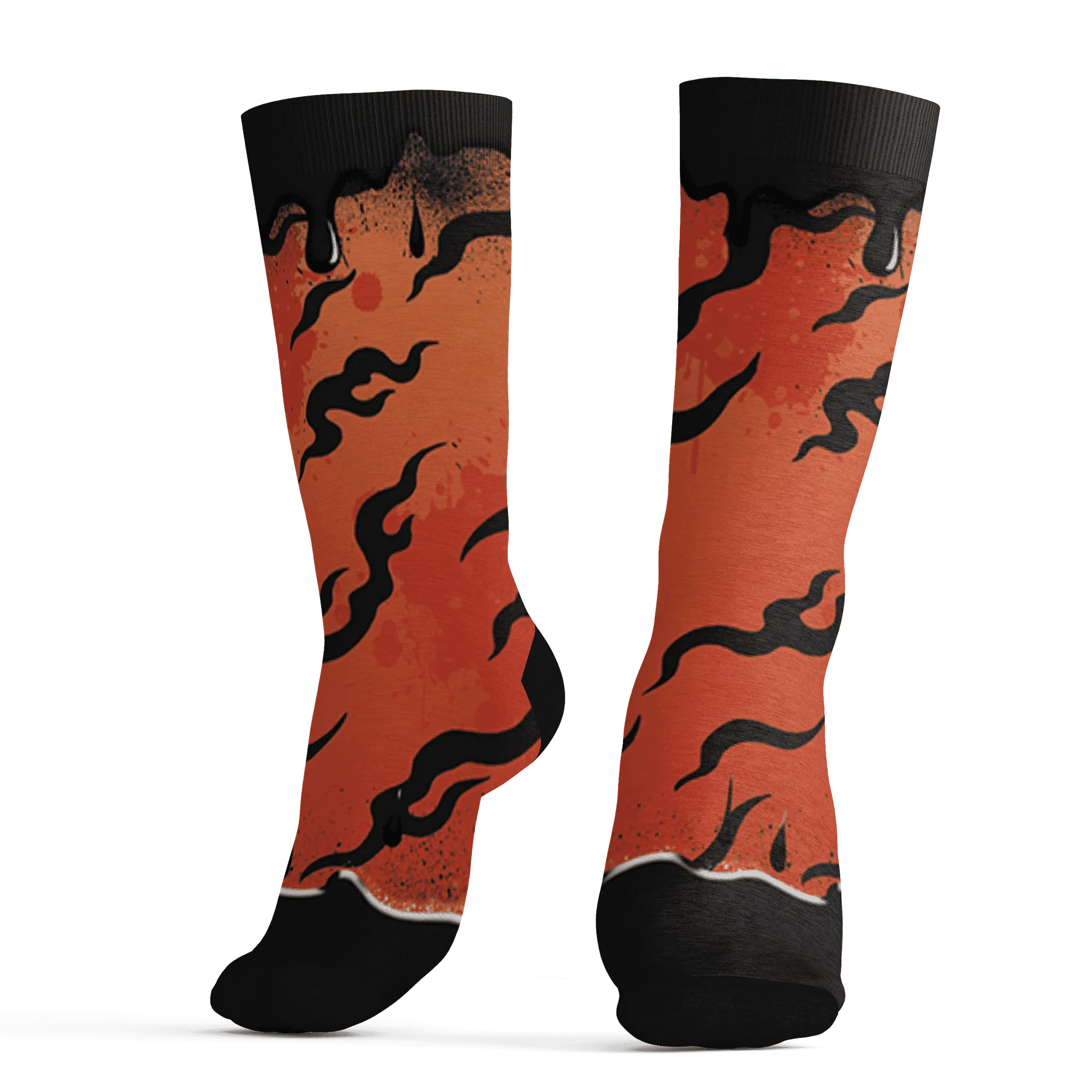 VaporMax-Crimson-Total-Orange-Plus-Socks-Match-Rare-Breed-3D-Drippin