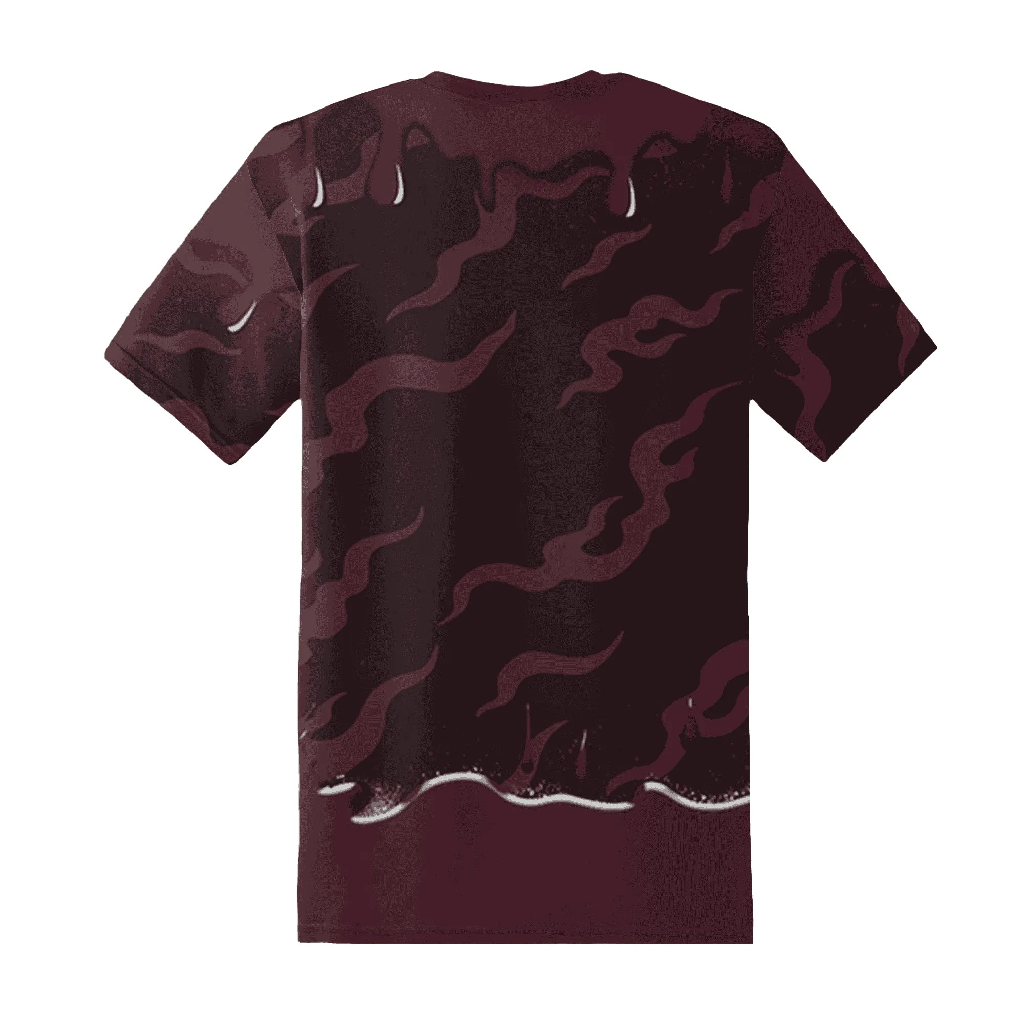 VaporMax-Night-Maron-Burgundy-T-Shirt-Match-Rare-Breed-3D-Drippin