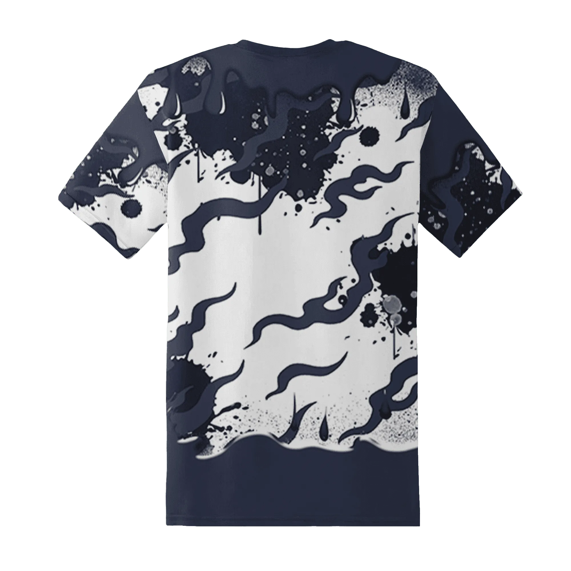 VaporMax-Plus-Midnight-Navy-White-Metallic-Silver-NastyJamz-T-Shirt-Match-Rare-Breed-3D-Drippin
