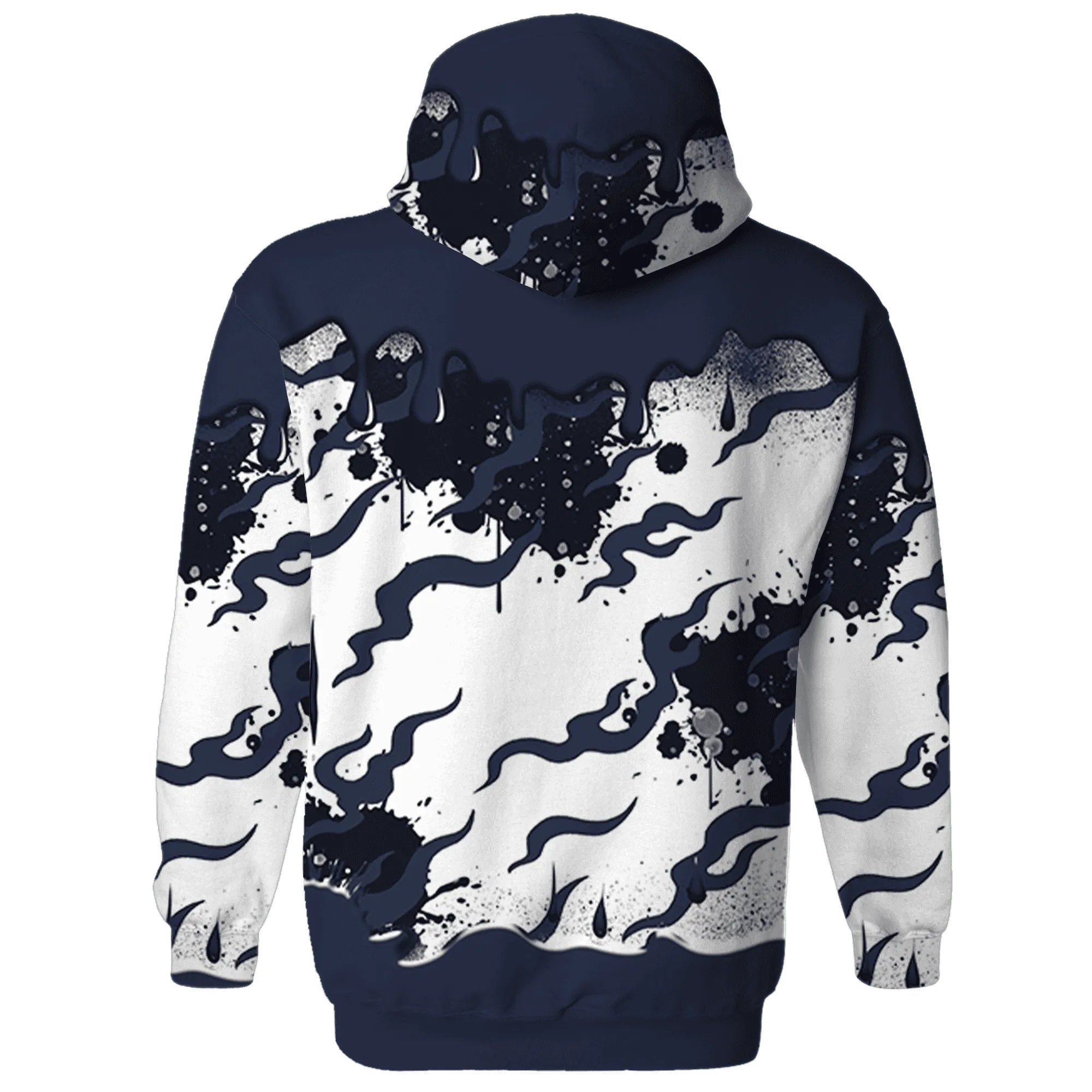 VaporMax-Plus-Midnight-Navy-White-Metallic-Silver-NastyJamz-Hoodie-Match-Rare-Breed-3D-Drippin