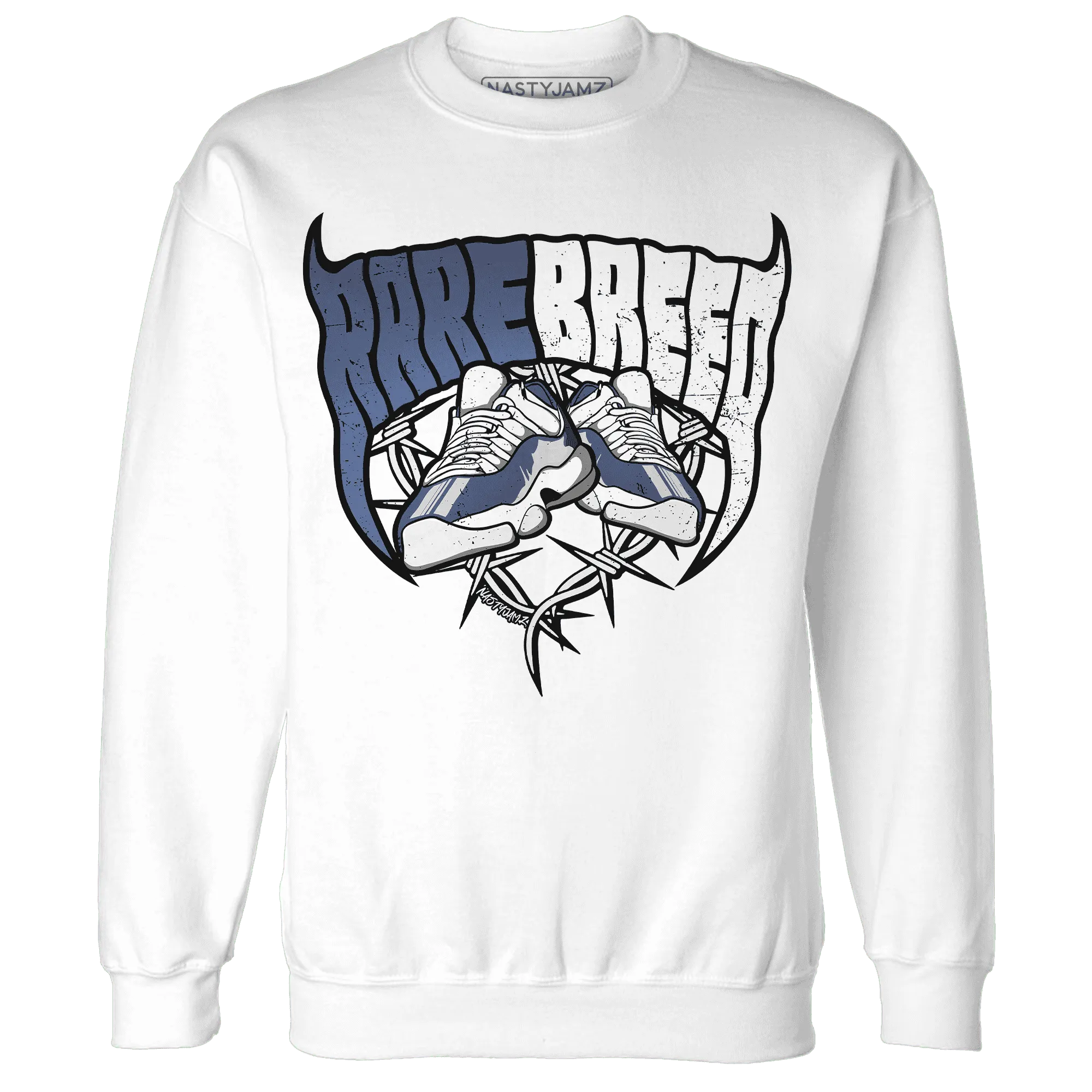 Low-Diffused-Blue-11s-Sweatshirt-Match-Rare-Breed-Sneaker