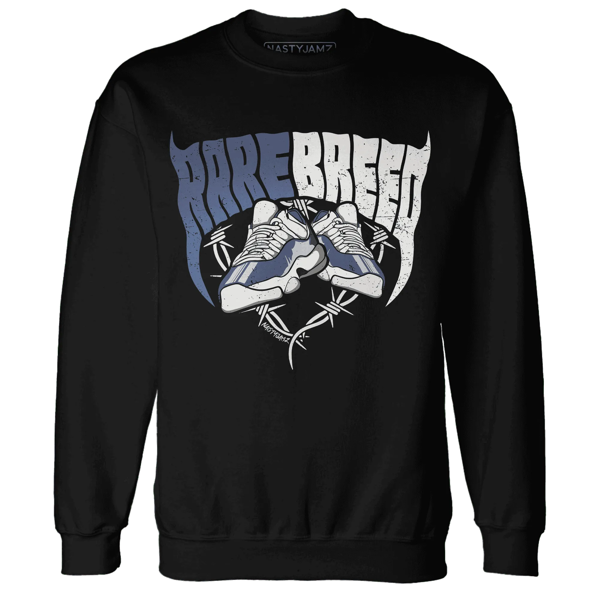 Low-Diffused-Blue-11s-Sweatshirt-Match-Rare-Breed-Sneaker
