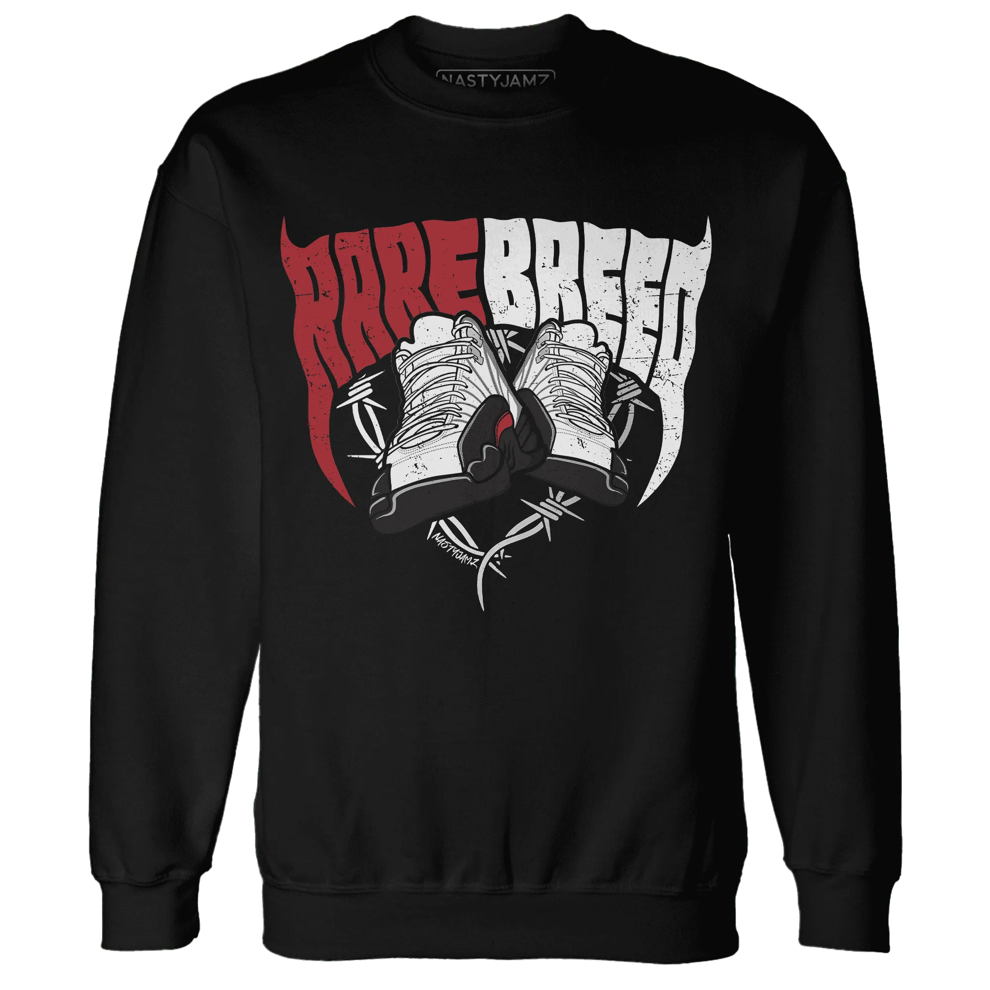 Retro-Red-Taxi-12s-Sweatshirt-Match-Rare-Breed-Sneaker