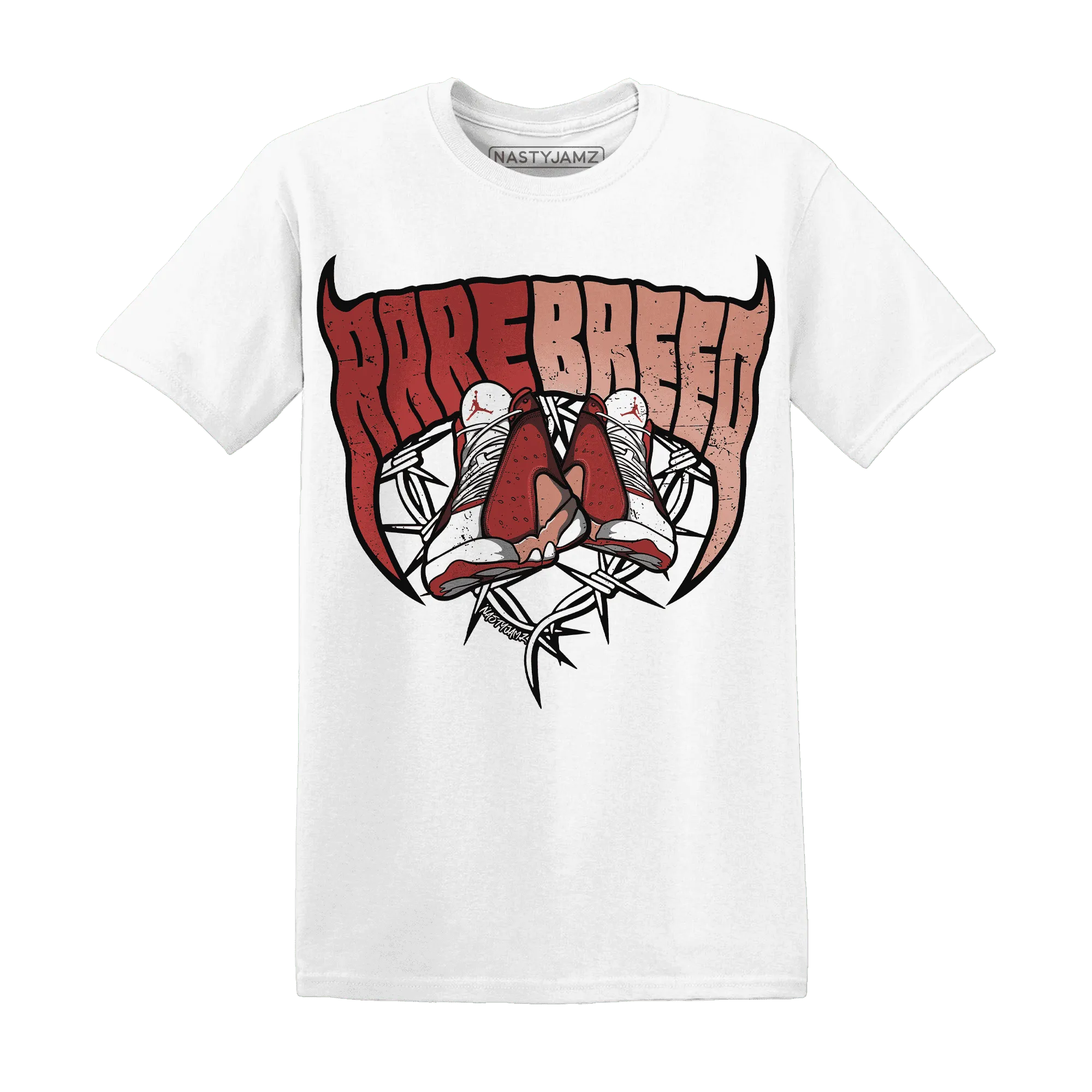 Dune-Red-13s-T-Shirt-Match-Rare-Breed-Sneaker