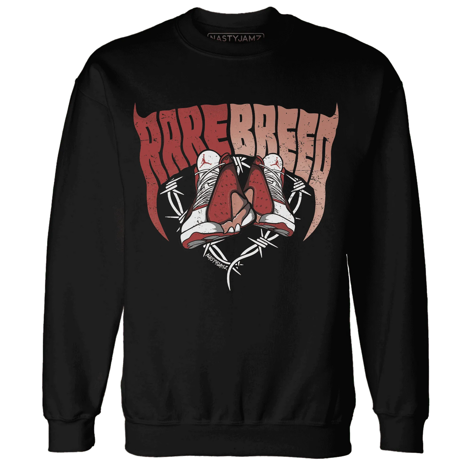 Dune-Red-13s-Sweatshirt-Match-Rare-Breed-Sneaker