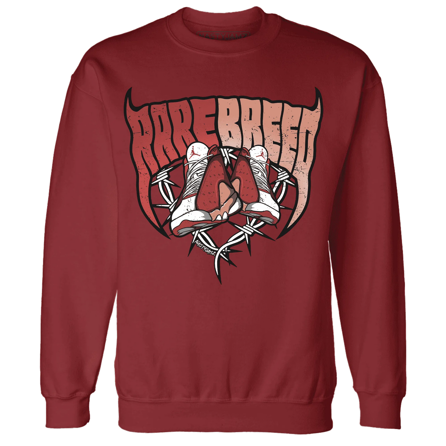 Dune-Red-13s-Sweatshirt-Match-Rare-Breed-Sneaker