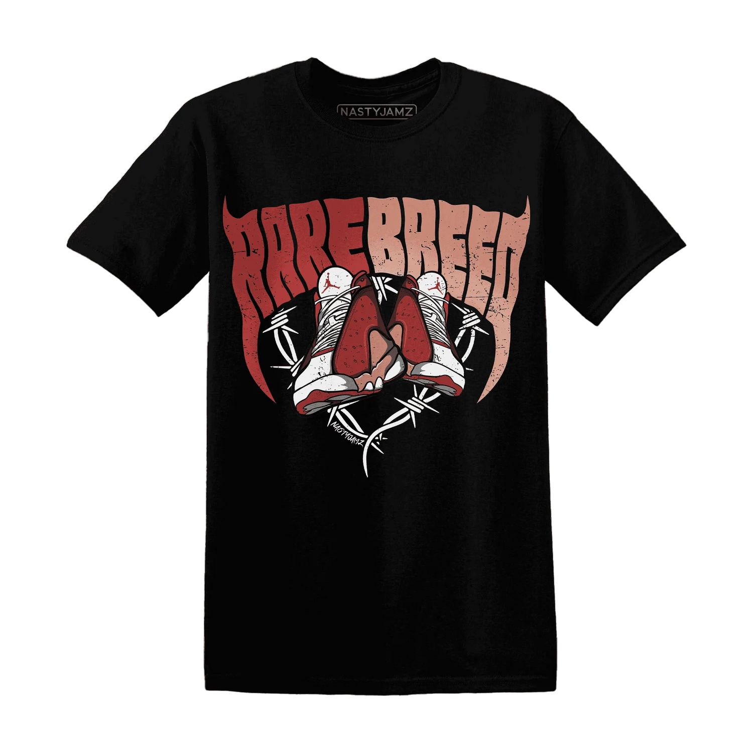 Dune-Red-13s-T-Shirt-Match-Rare-Breed-Sneaker