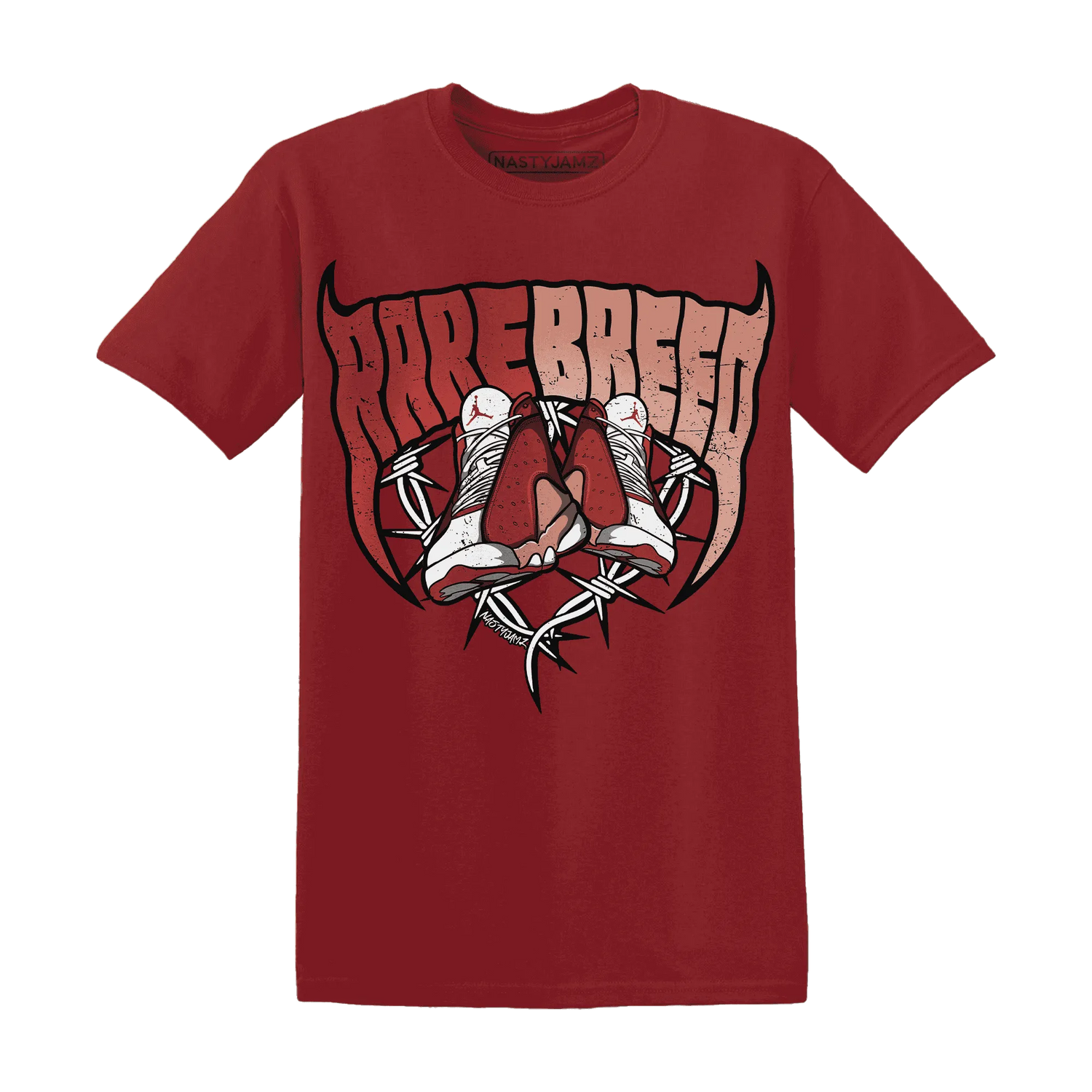 Dune-Red-13s-T-Shirt-Match-Rare-Breed-Sneaker