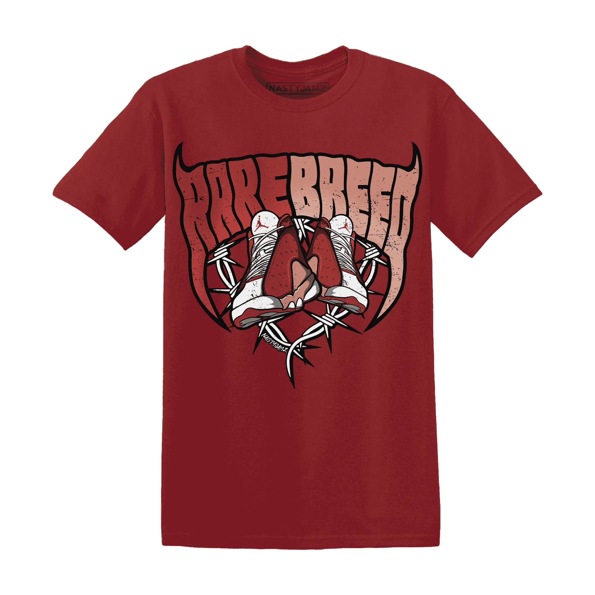 Dune-Red-13s-T-Shirt-Match-Rare-Breed-Sneaker