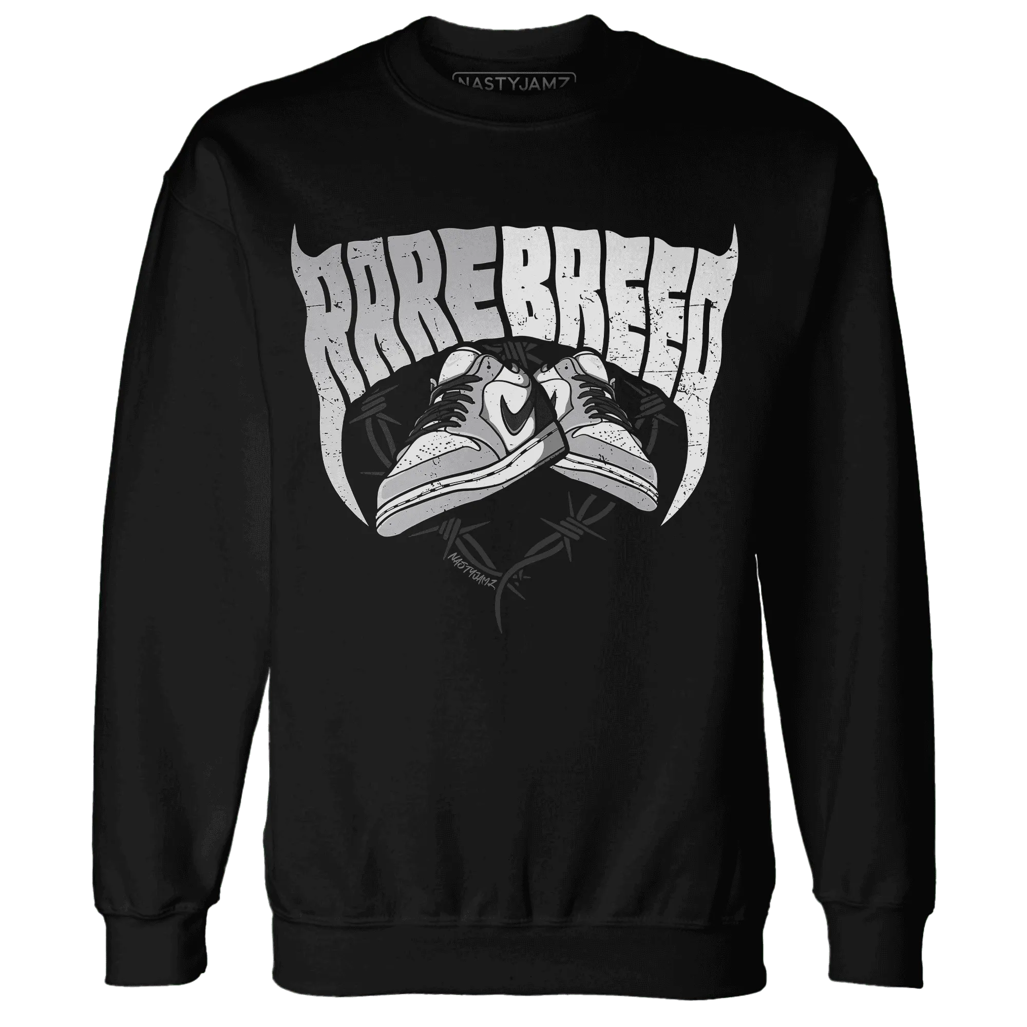 Wolf-Grey-1s-Sweatshirt-Match-Rare-Breed-Sneaker