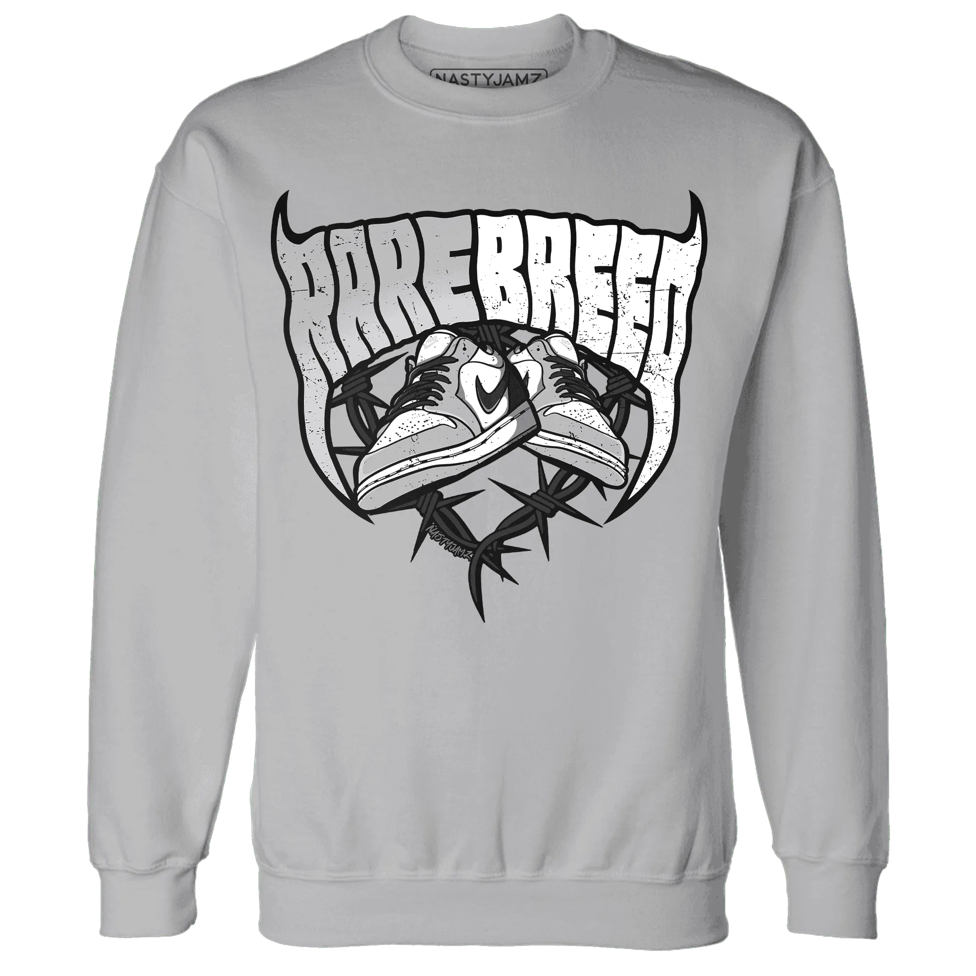 Wolf-Grey-1s-Sweatshirt-Match-Rare-Breed-Sneaker