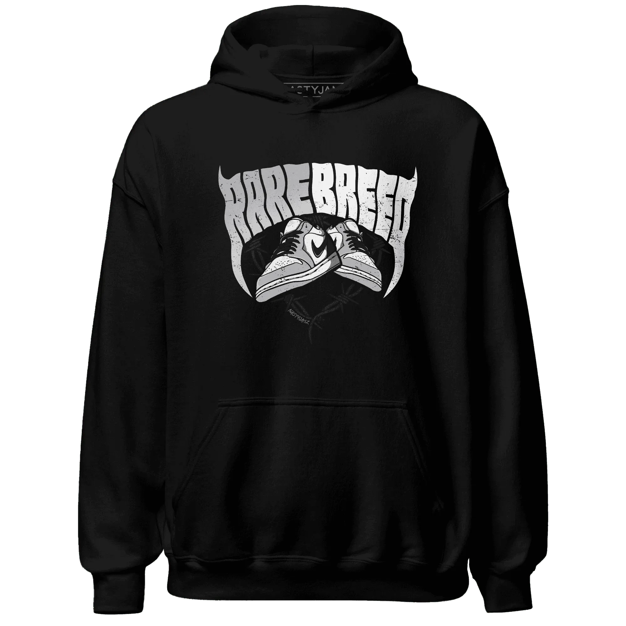 Wolf-Grey-1s-Hoodie-Match-Rare-Breed-Sneaker