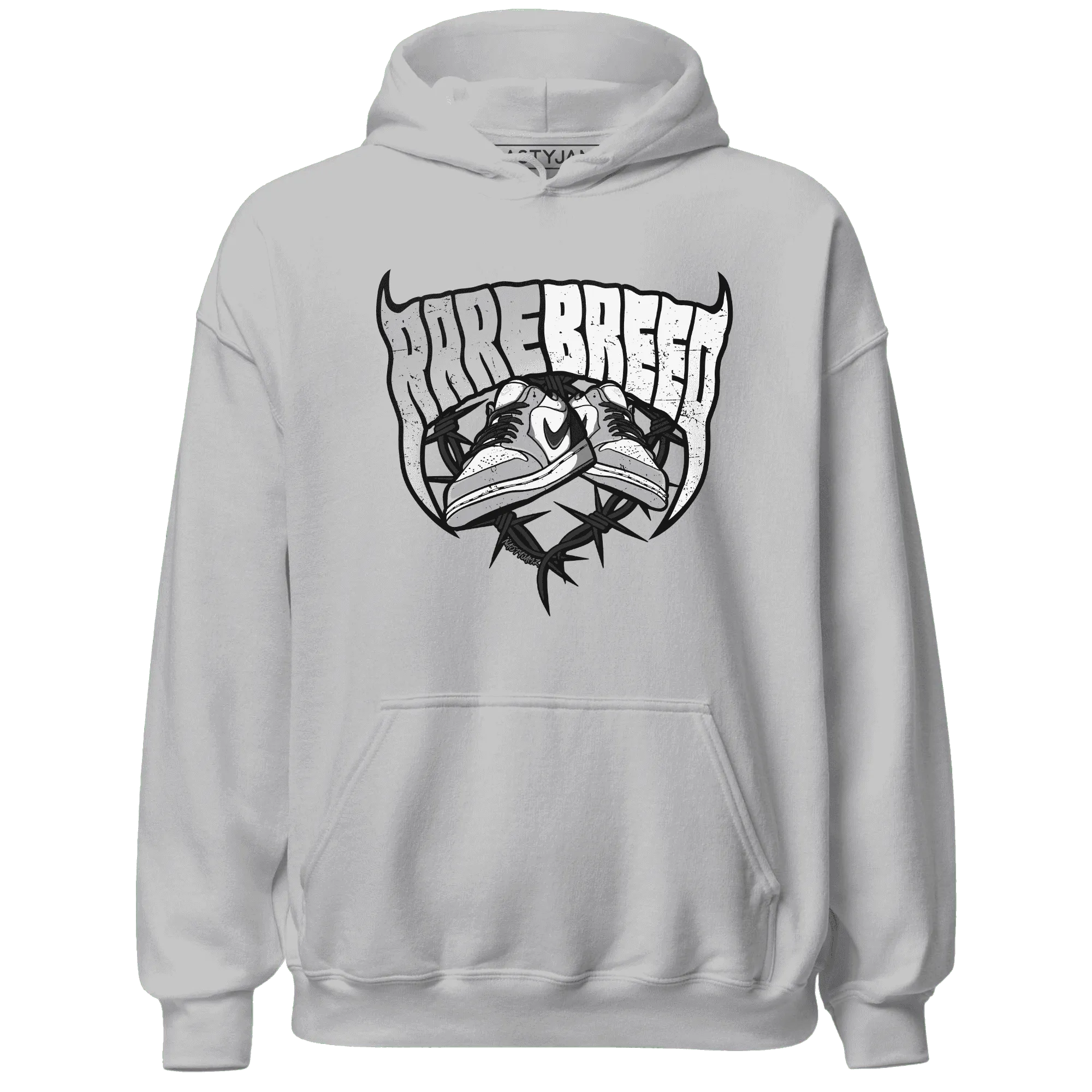 Wolf-Grey-1s-Hoodie-Match-Rare-Breed-Sneaker