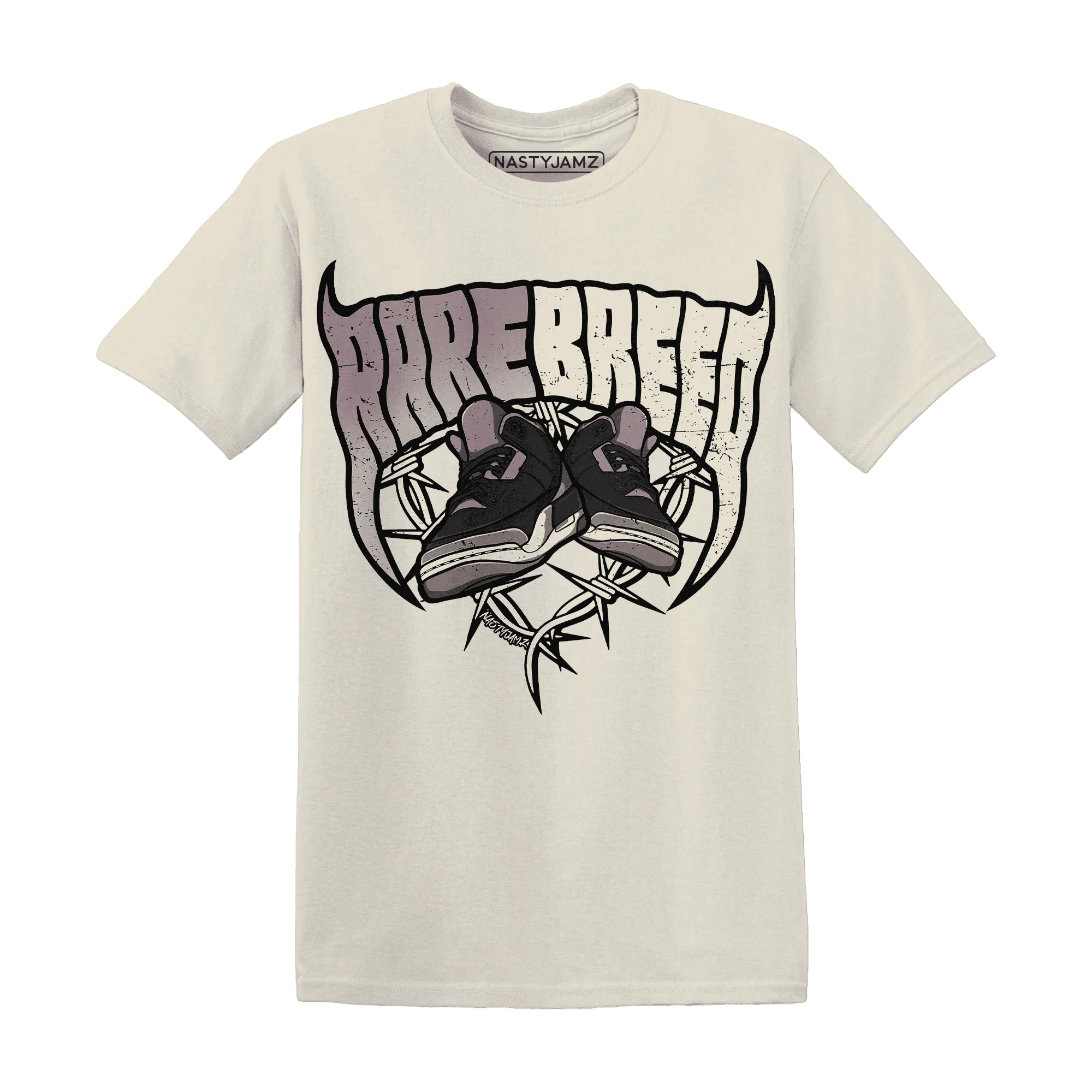 NastyJamz-Black-Violet-Ore-3s-T-Shirt-Match-Rare-Breed-Sneaker