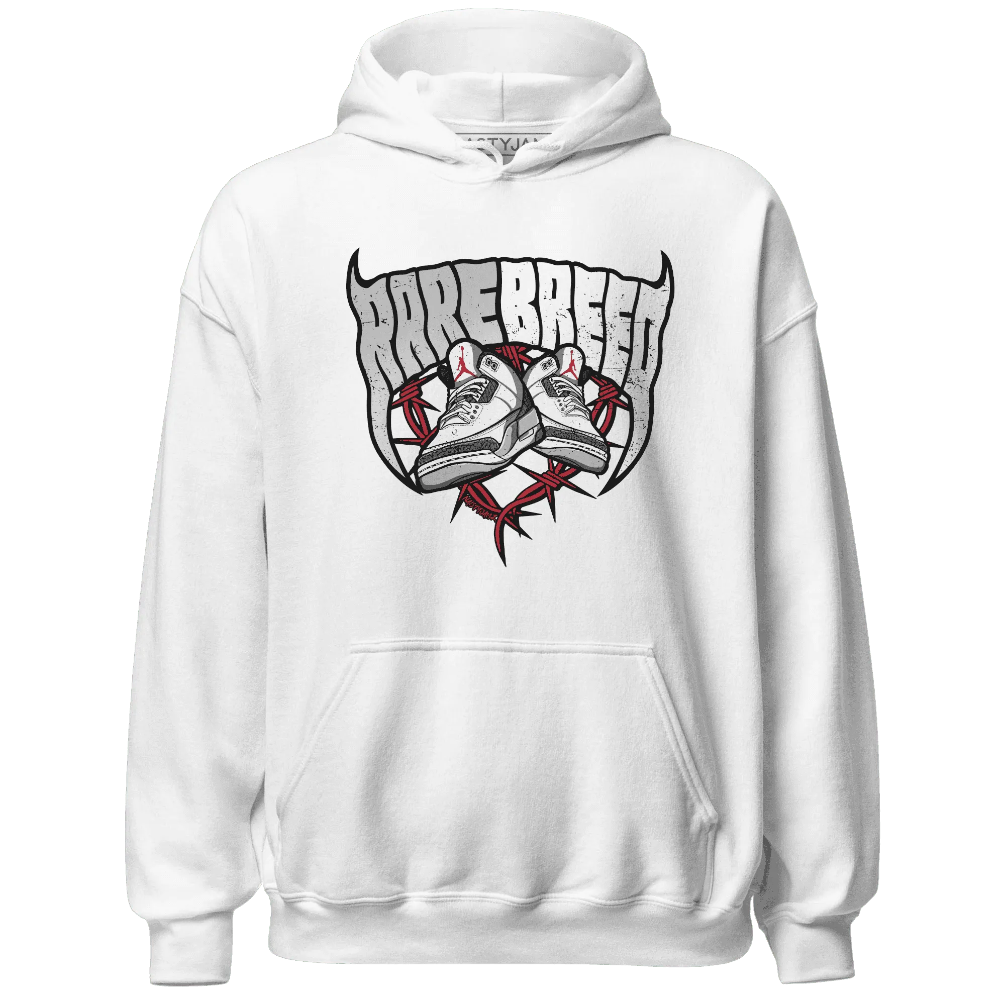Cement-Grey-3s-Hoodie-Match-Rare-Breed-Sneaker