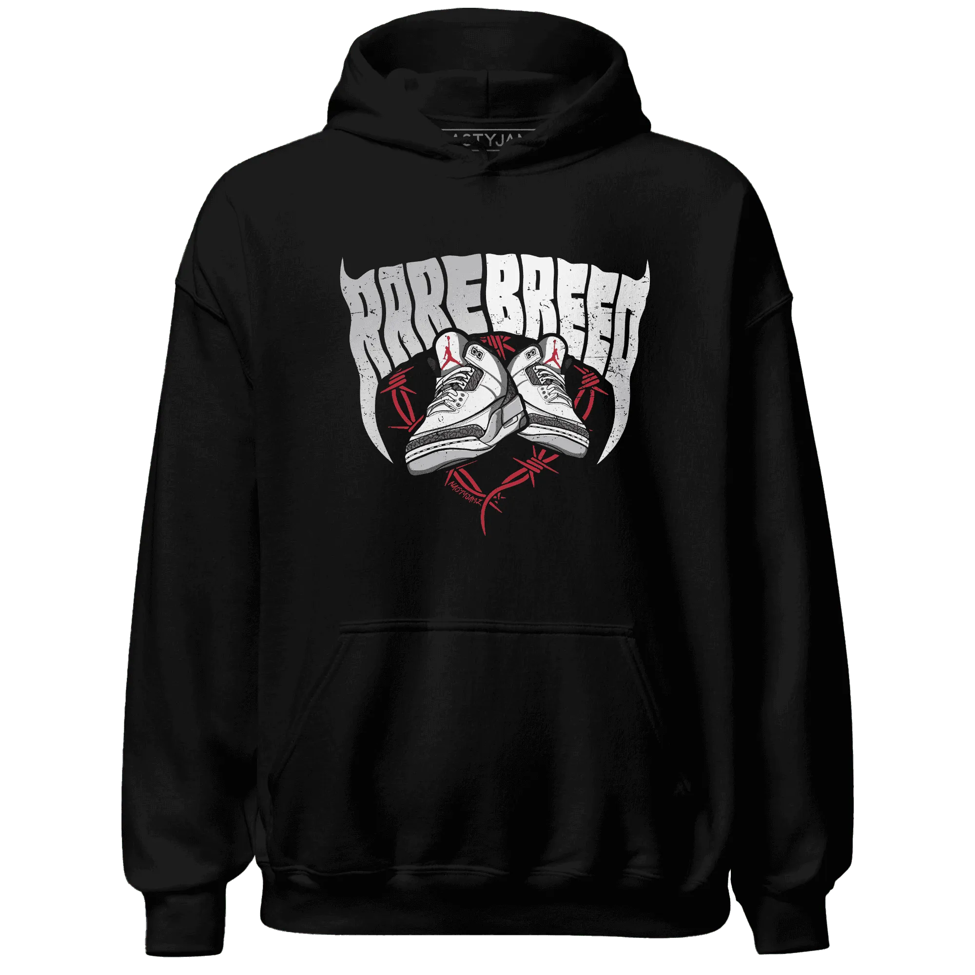 Cement-Grey-3s-Hoodie-Match-Rare-Breed-Sneaker