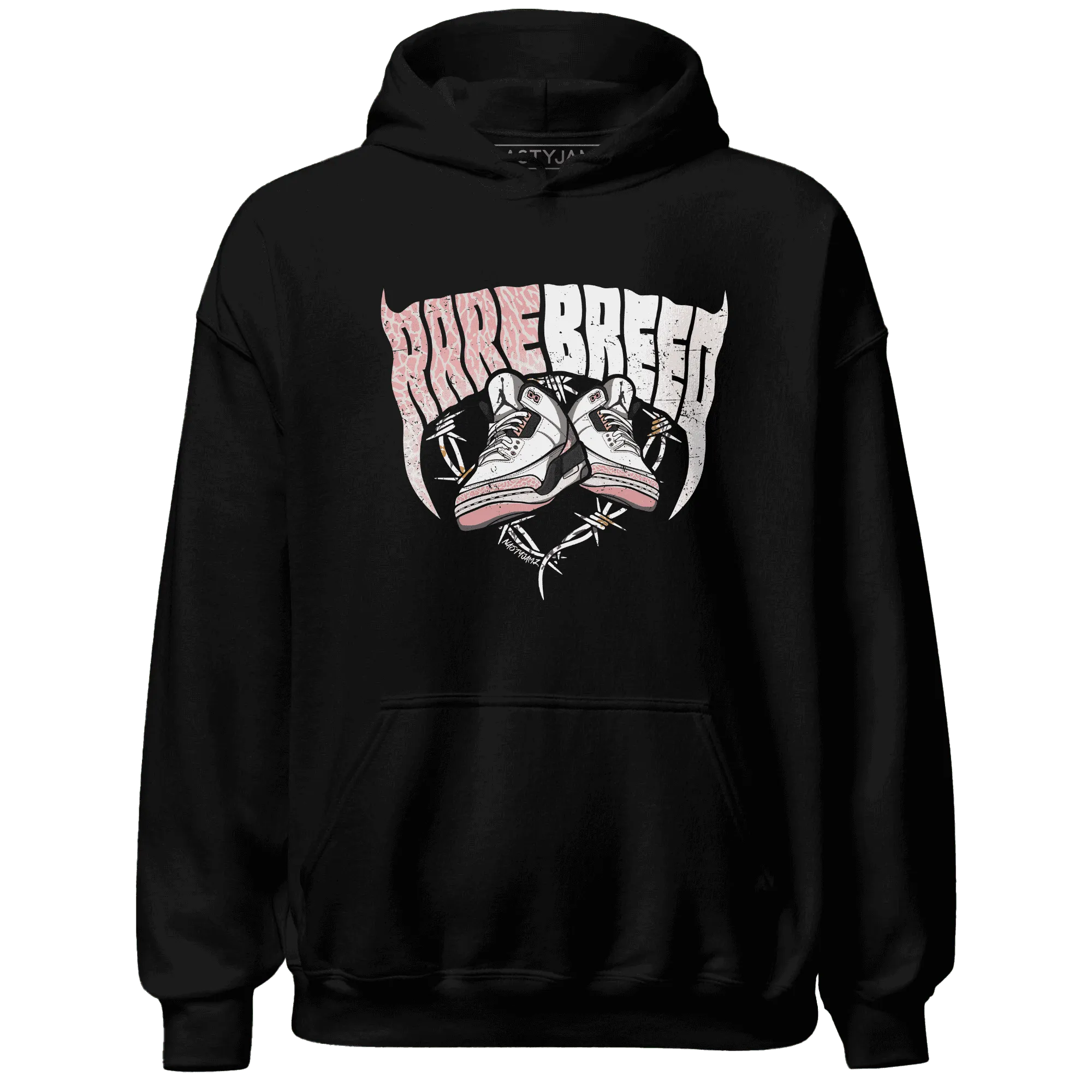 Red-Stardust-3s-Hoodie-Match-Rare-Breed-Sneaker