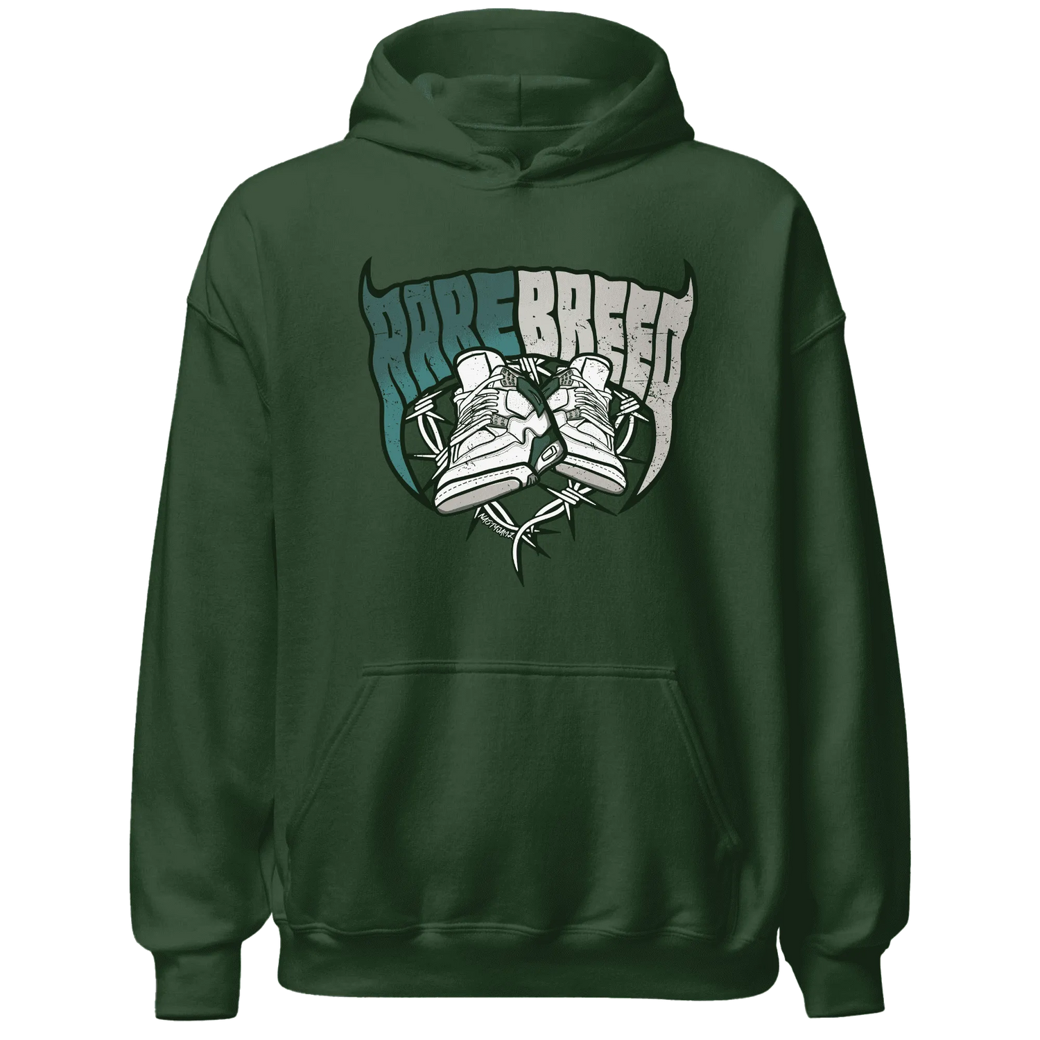 Oxidized-Green-4s-Hoodie-Match-Rare-Breed-Sneaker