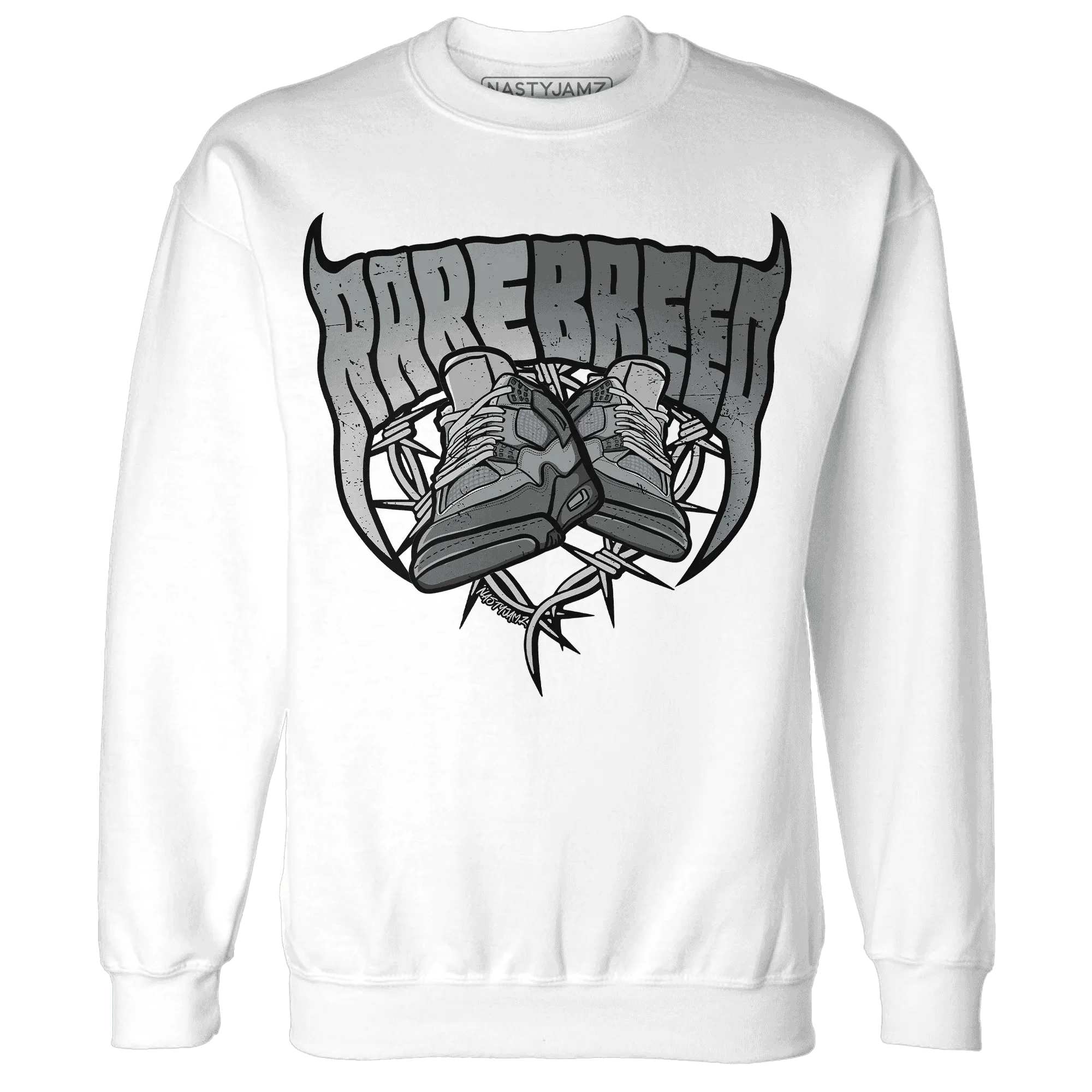 Paris-Olympicsss-4s-Sweatshirt-Match-Rare-Breed-Sneaker