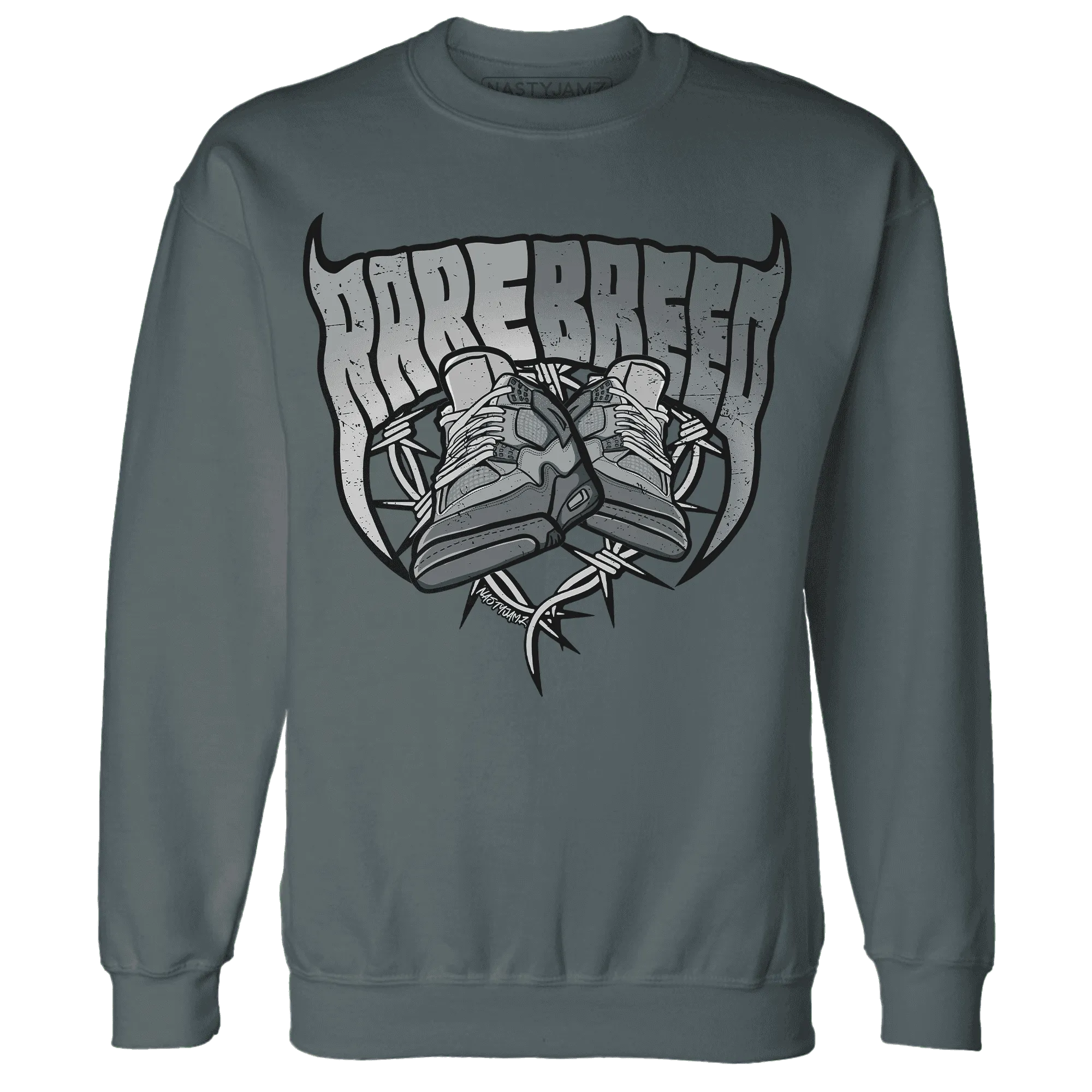 Paris-Olympicsss-4s-Sweatshirt-Match-Rare-Breed-Sneaker