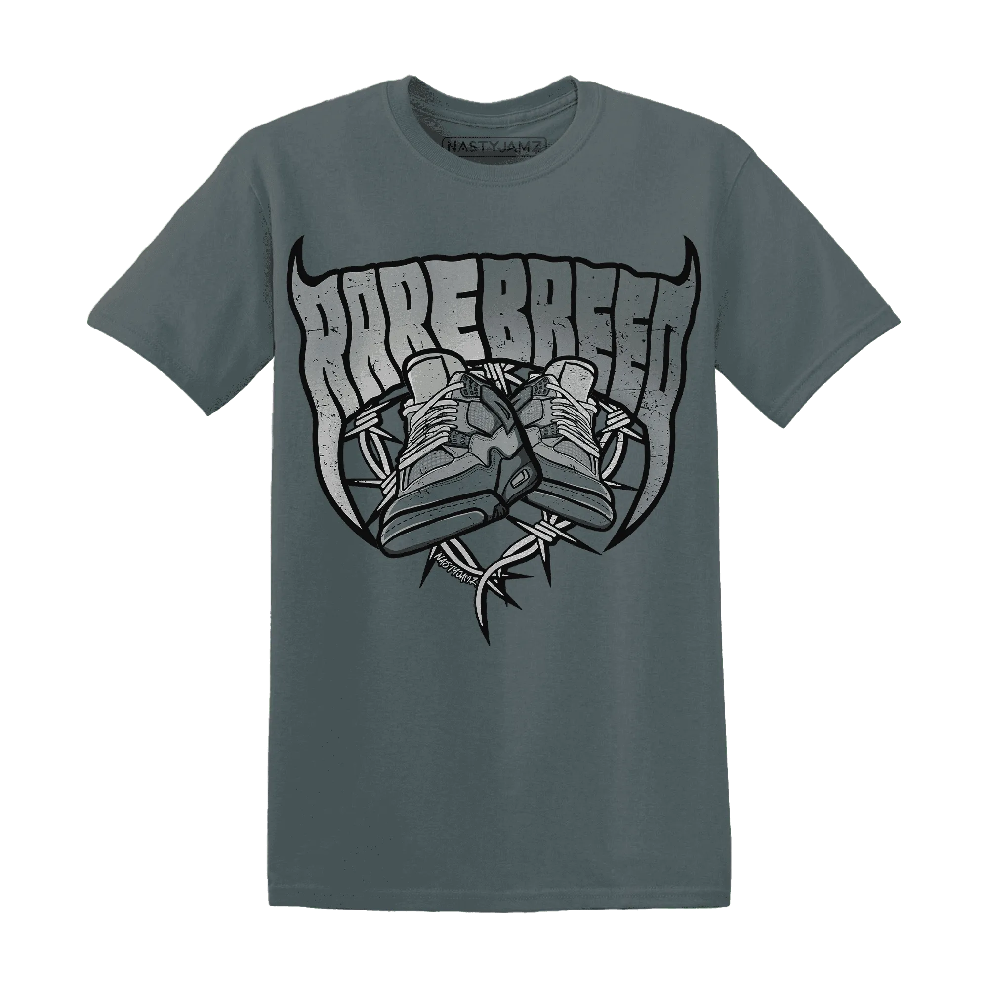 Paris-Olympicsss-4s-T-Shirt-Match-Rare-Breed-Sneaker