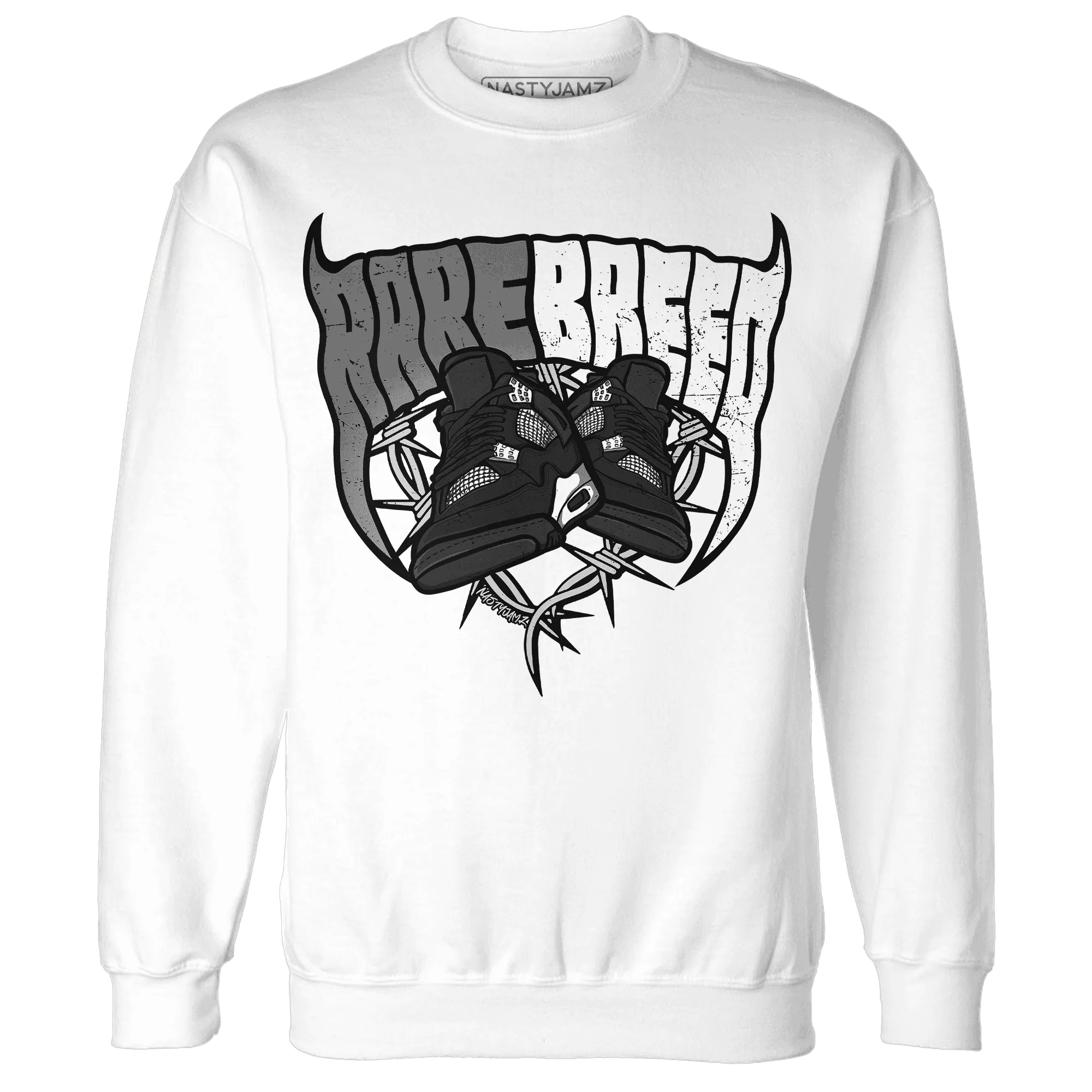 White-Thunder-4s-Sweatshirt-Match-Rare-Breed-Sneaker