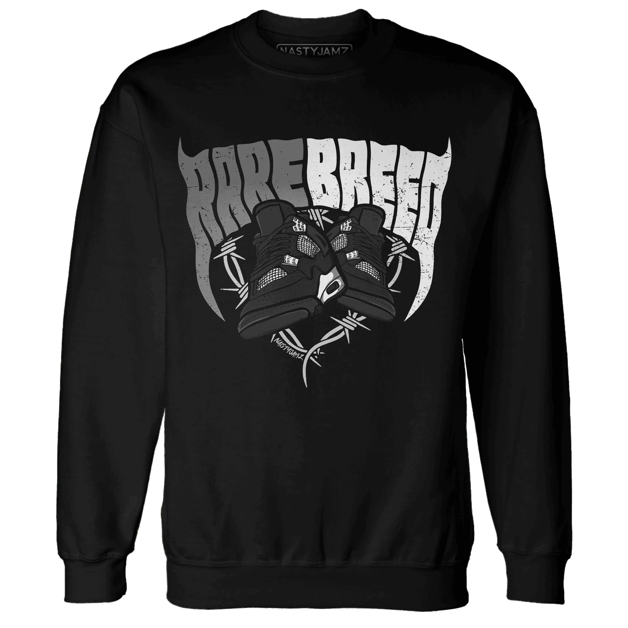 White-Thunder-4s-Sweatshirt-Match-Rare-Breed-Sneaker